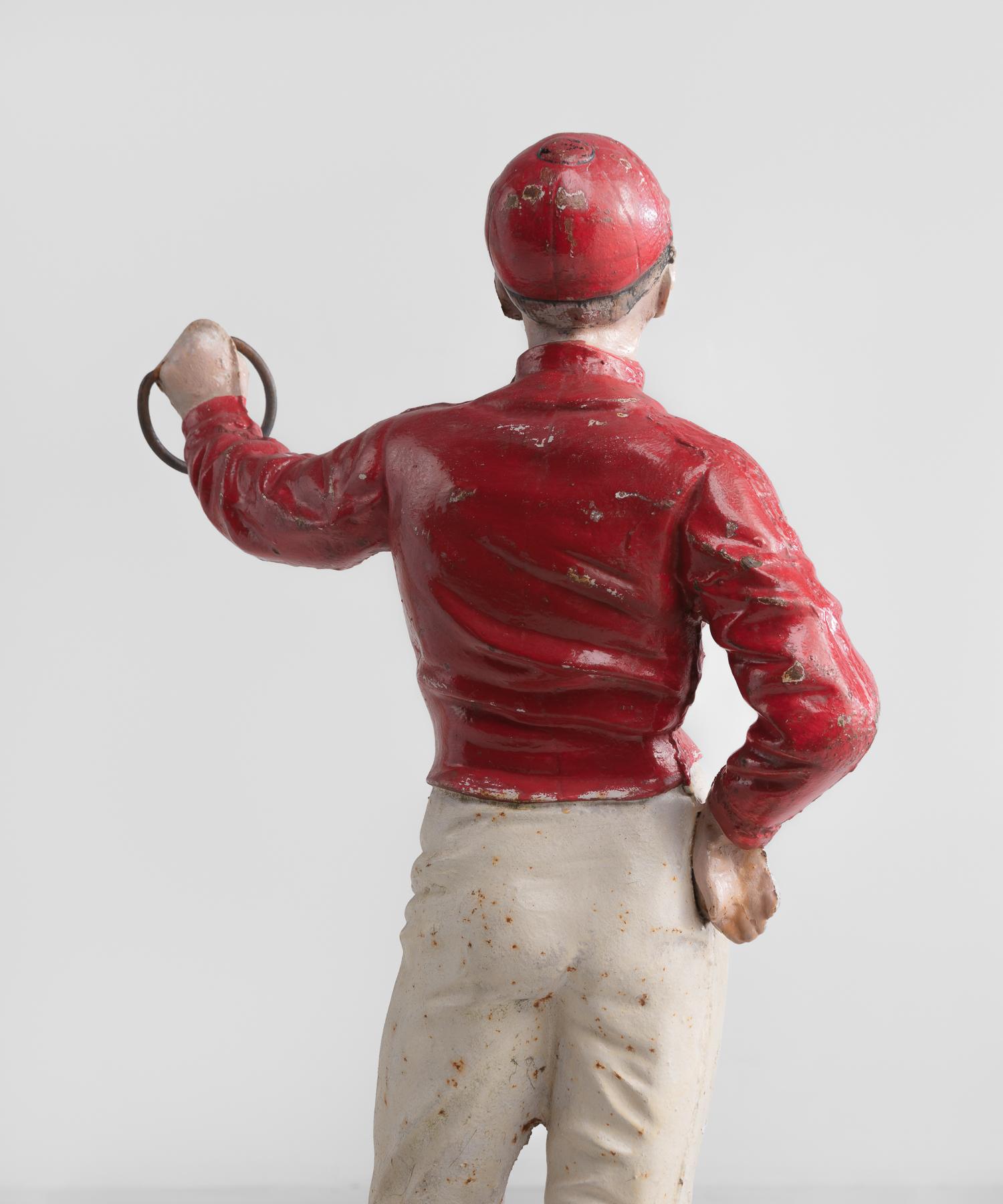 Cast Tethering Post Jockey, circa 1890