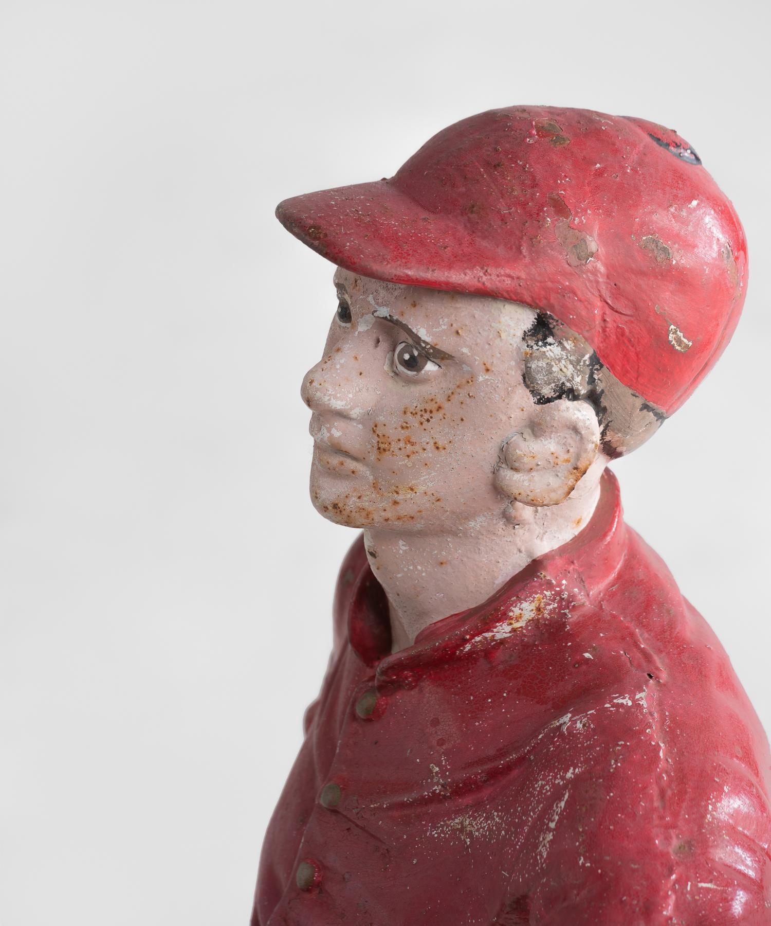 Tethering Post Jockey, circa 1890 In Good Condition In Culver City, CA