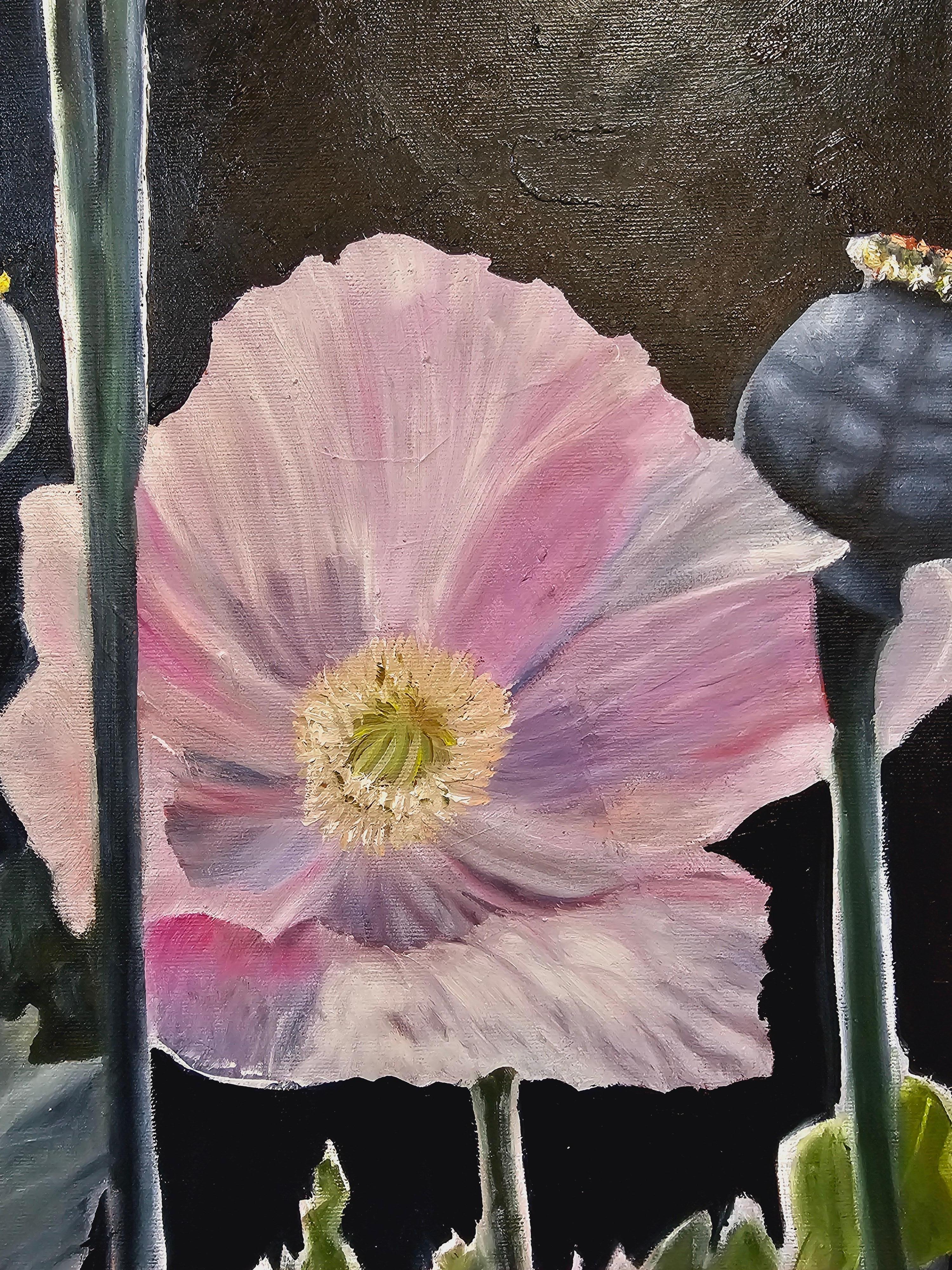 Blumen der Hoffnung – Painting von Tetiana Adamovich