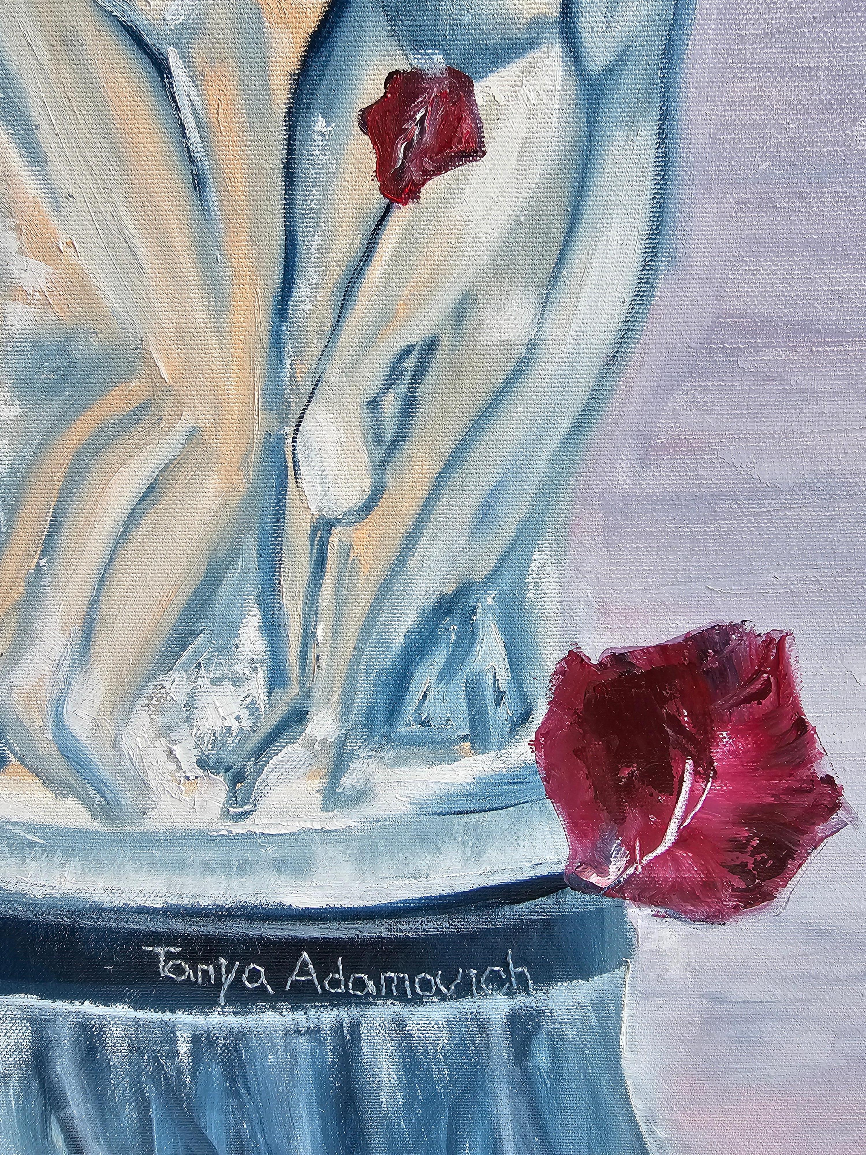 Fragility of history - Abstract Painting by Tetiana Adamovich