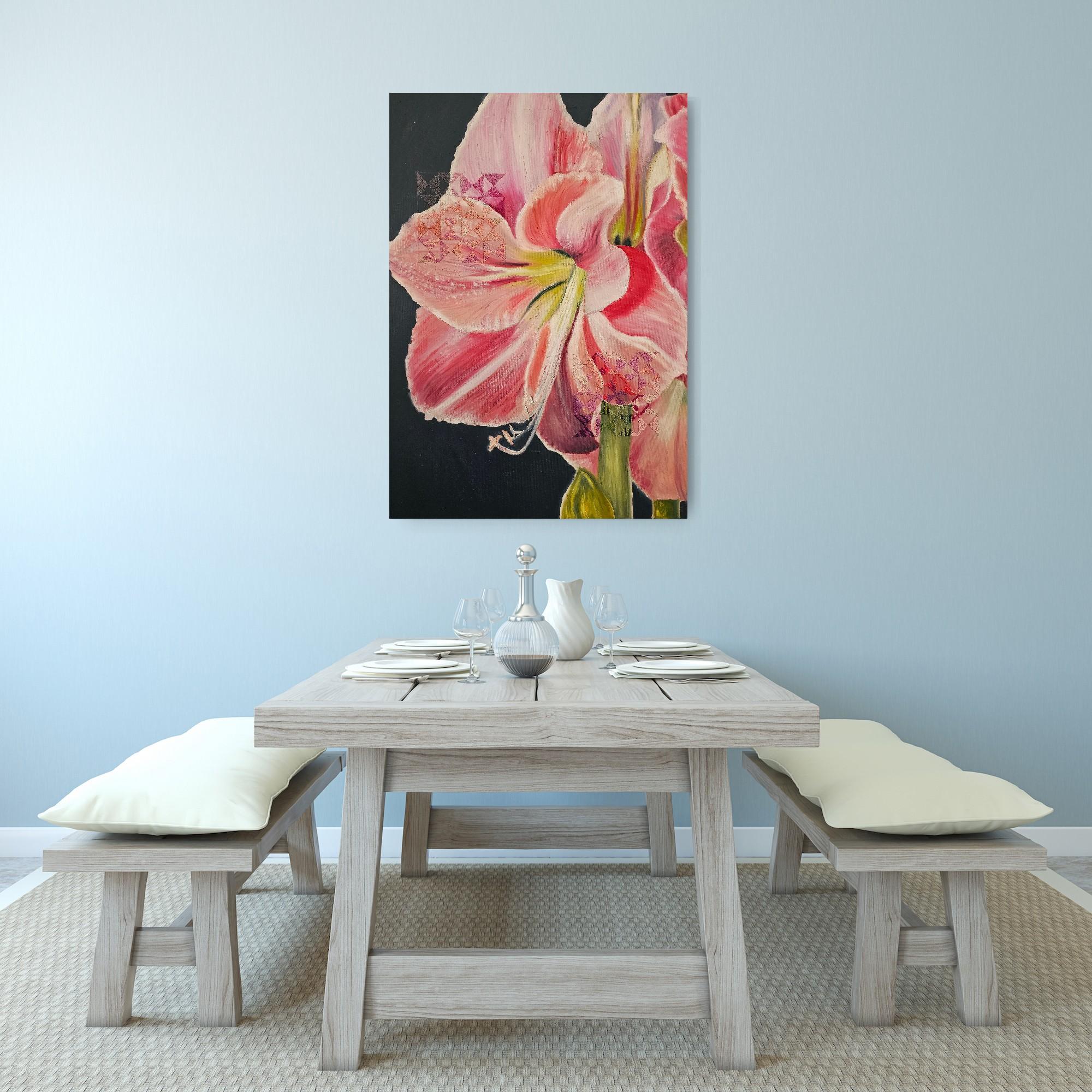 Lily.Sophisticated Heritage - Figurative Art Marrone di Tetiana Adamovich