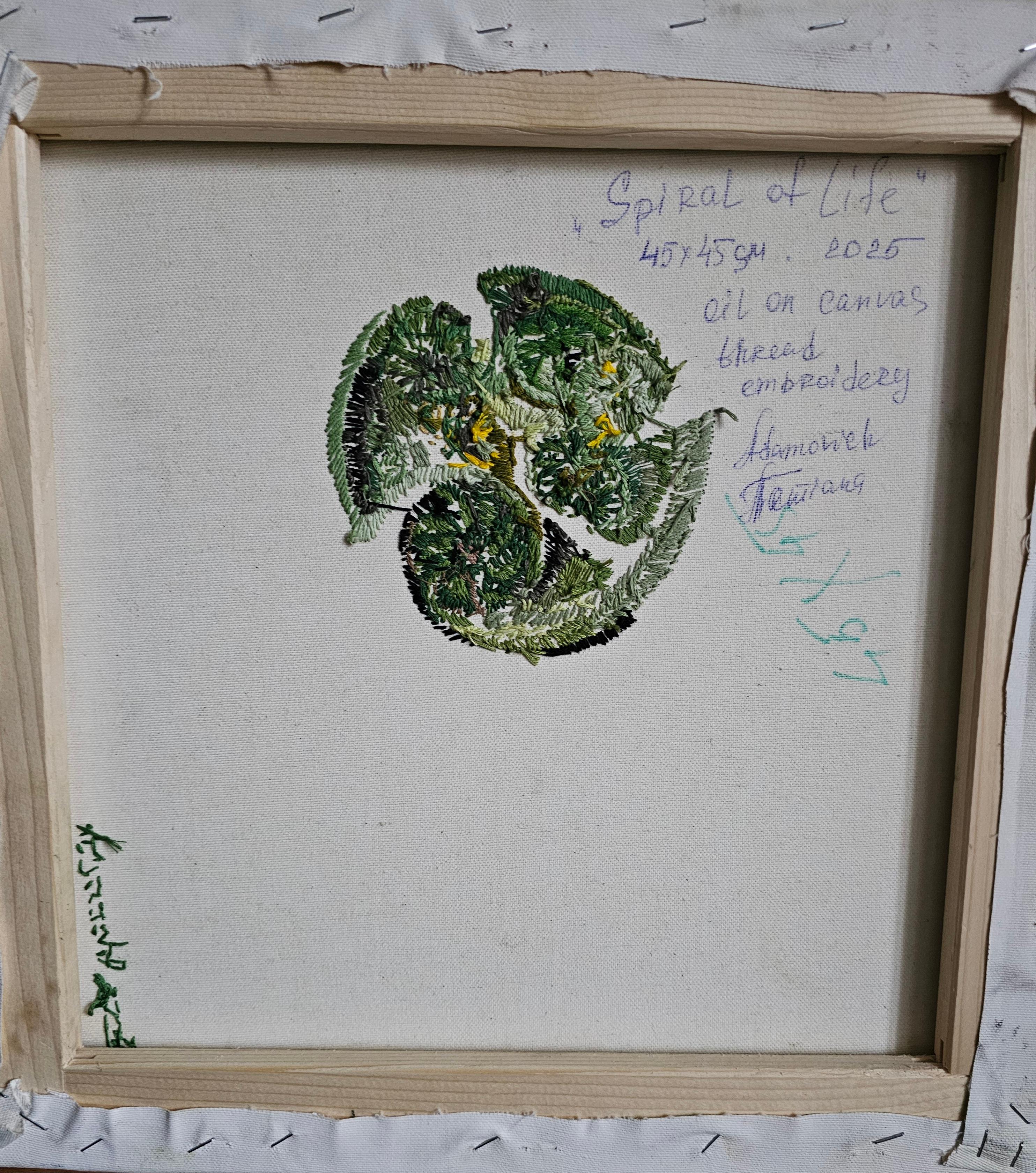 Spirale della vita - Mixed Media Art Moderno di Tetiana Adamovich