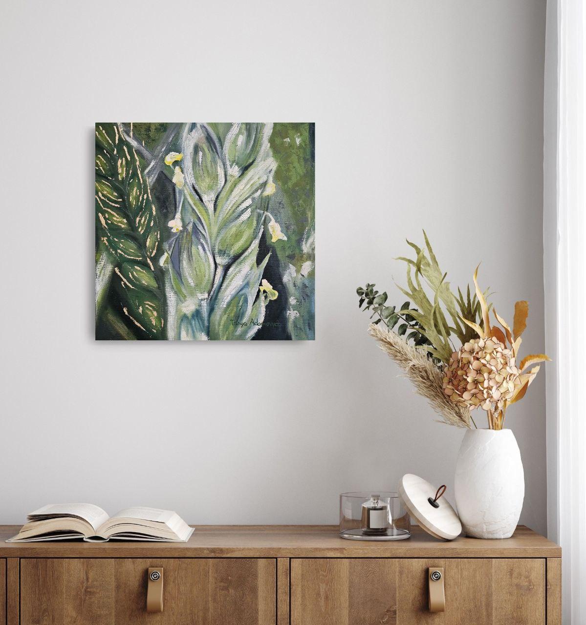 Flor de trigo - Painting de Tetiana Adamovich
