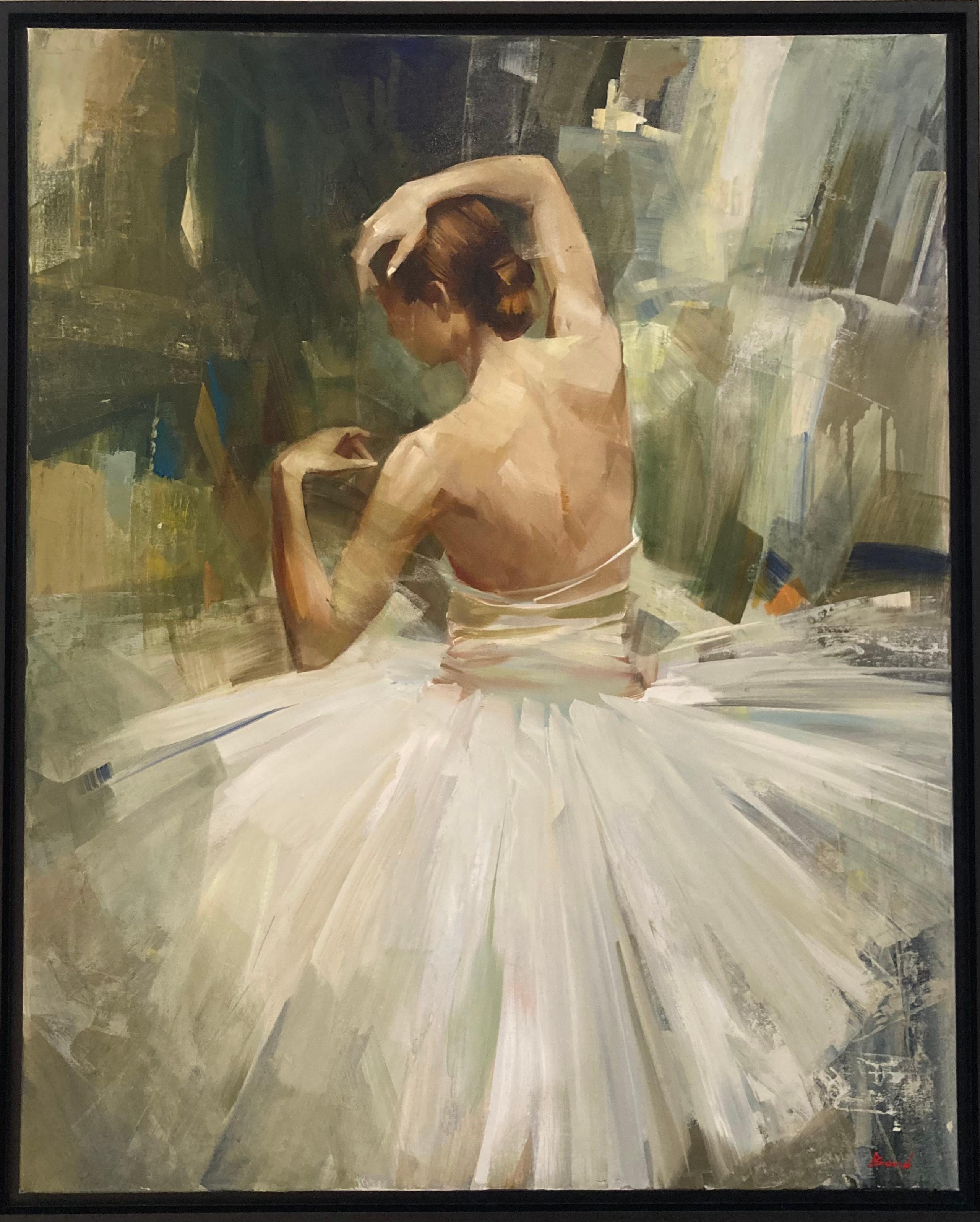 Tetiana Bond Figurative Painting - Sweetheart of paradise