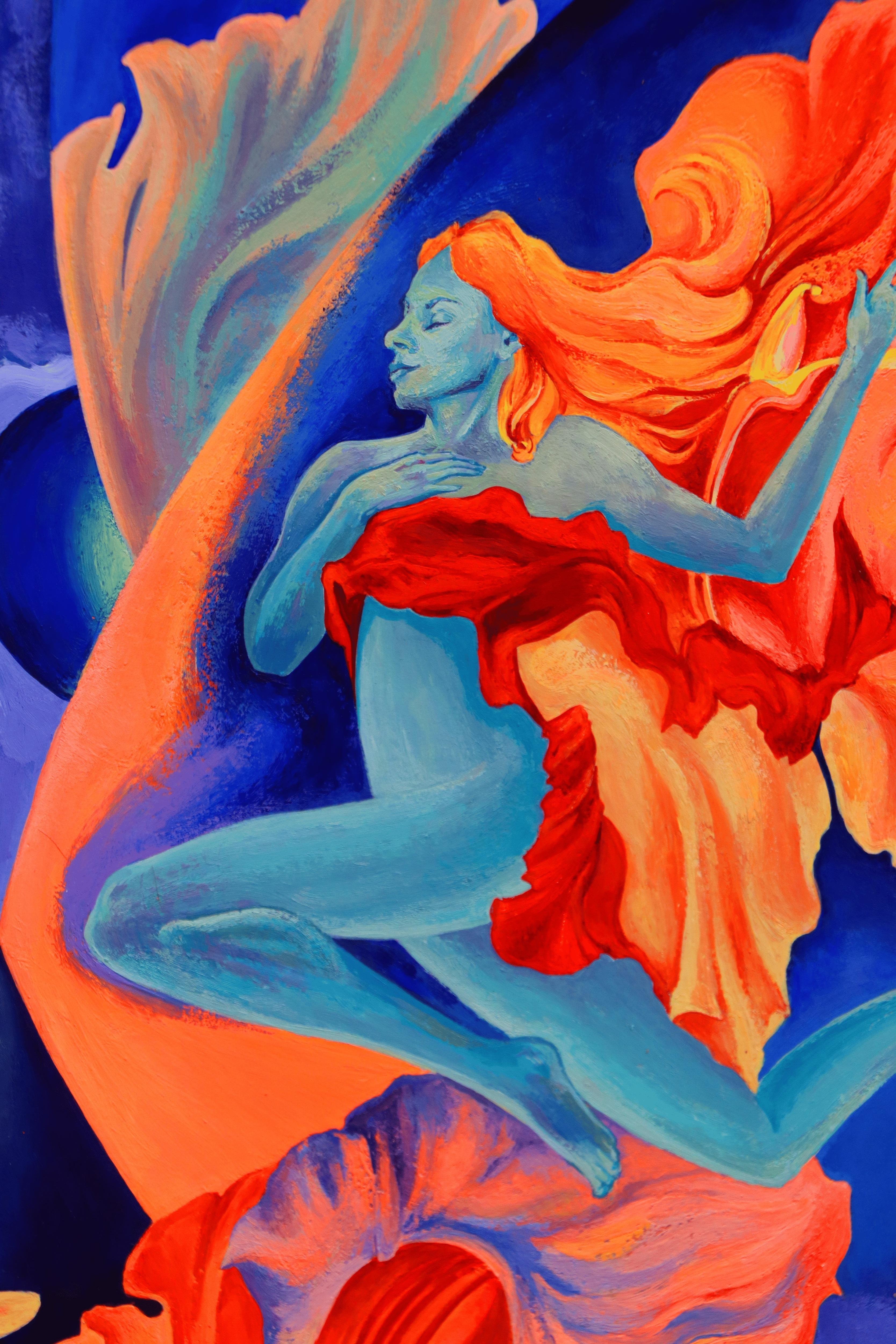 Fantastic woman - Painting by Tetiana Borys
