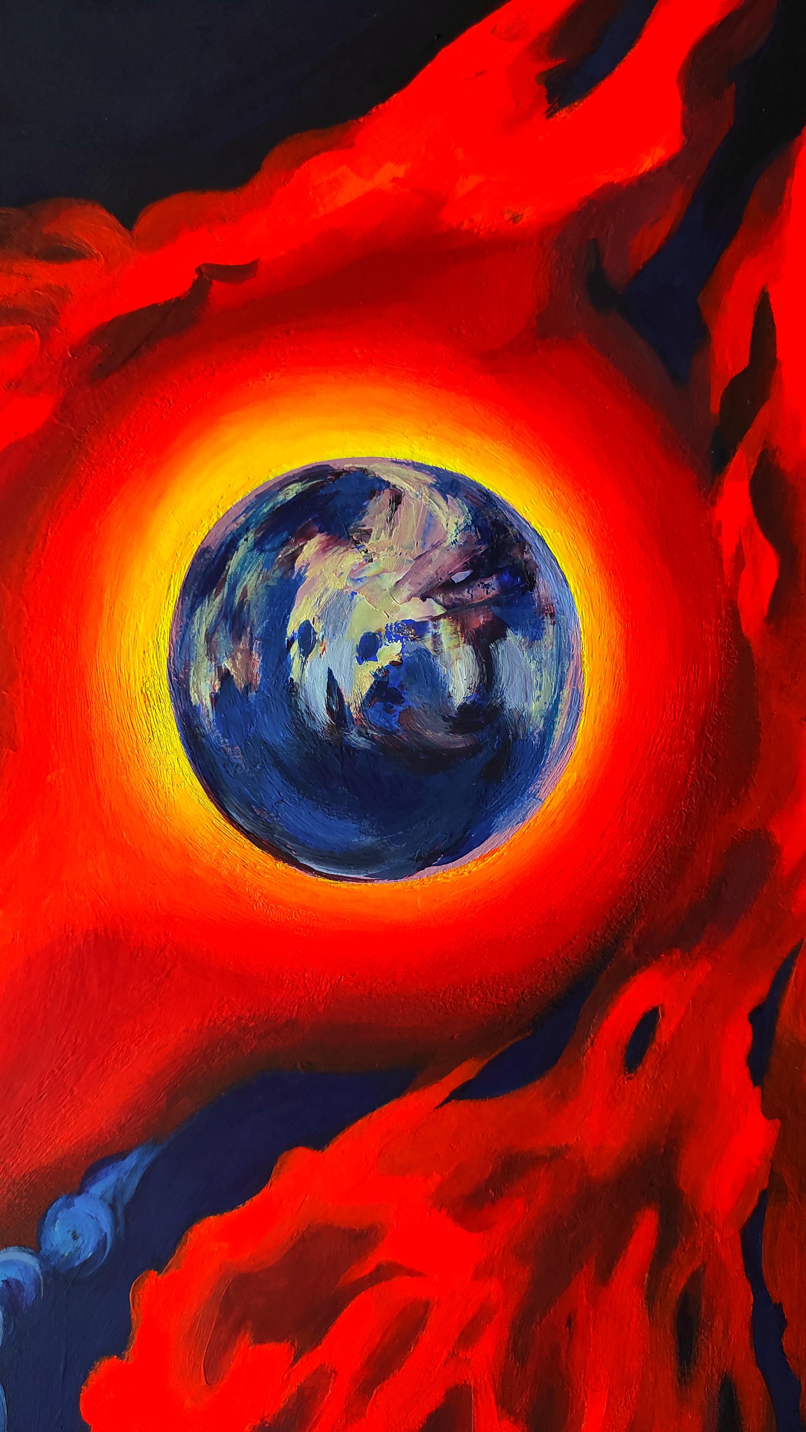 Hot sun - Painting by Tetiana Borys