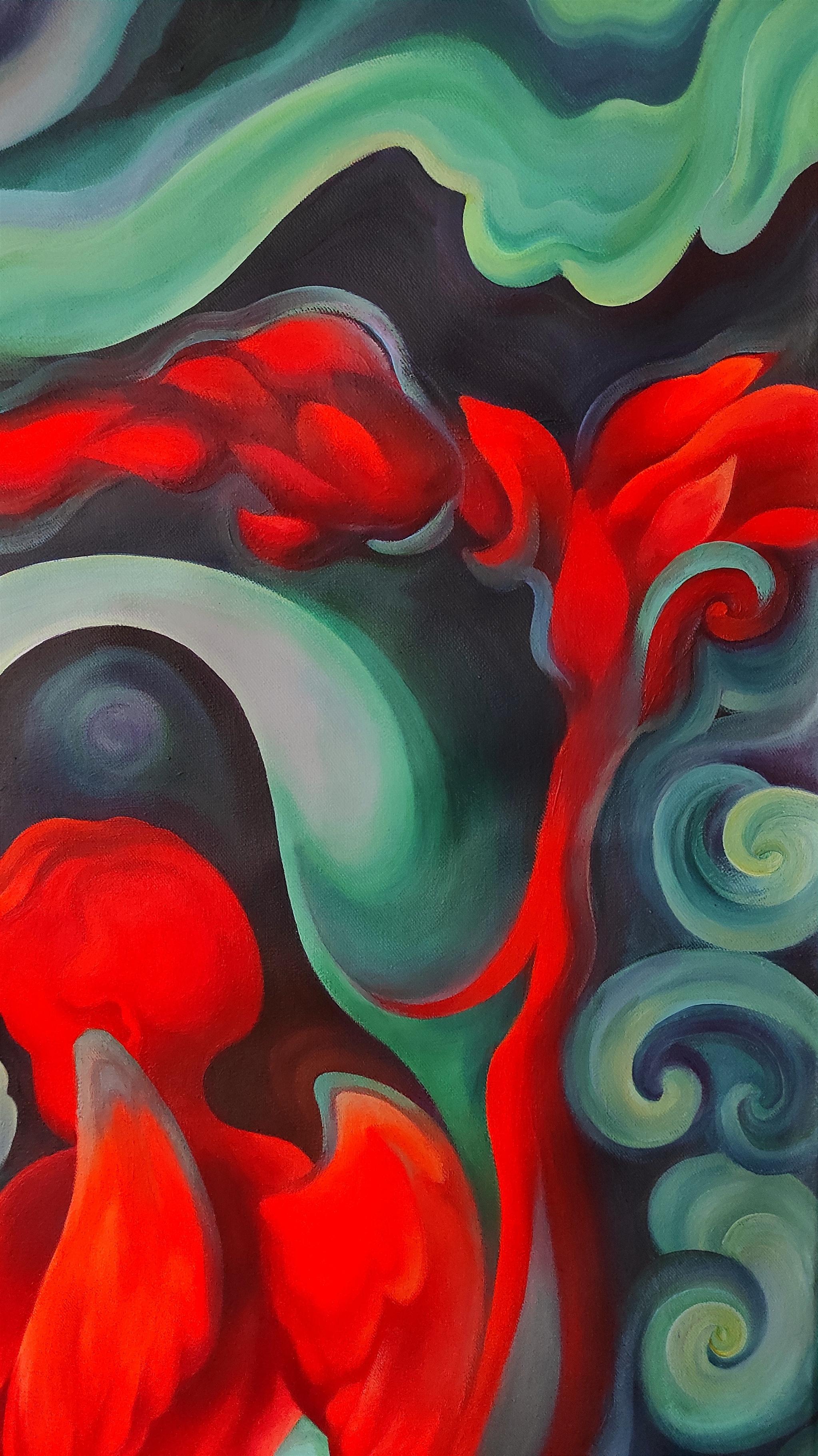 Einsamkeit (Surrealismus), Painting, von Tetiana Borys