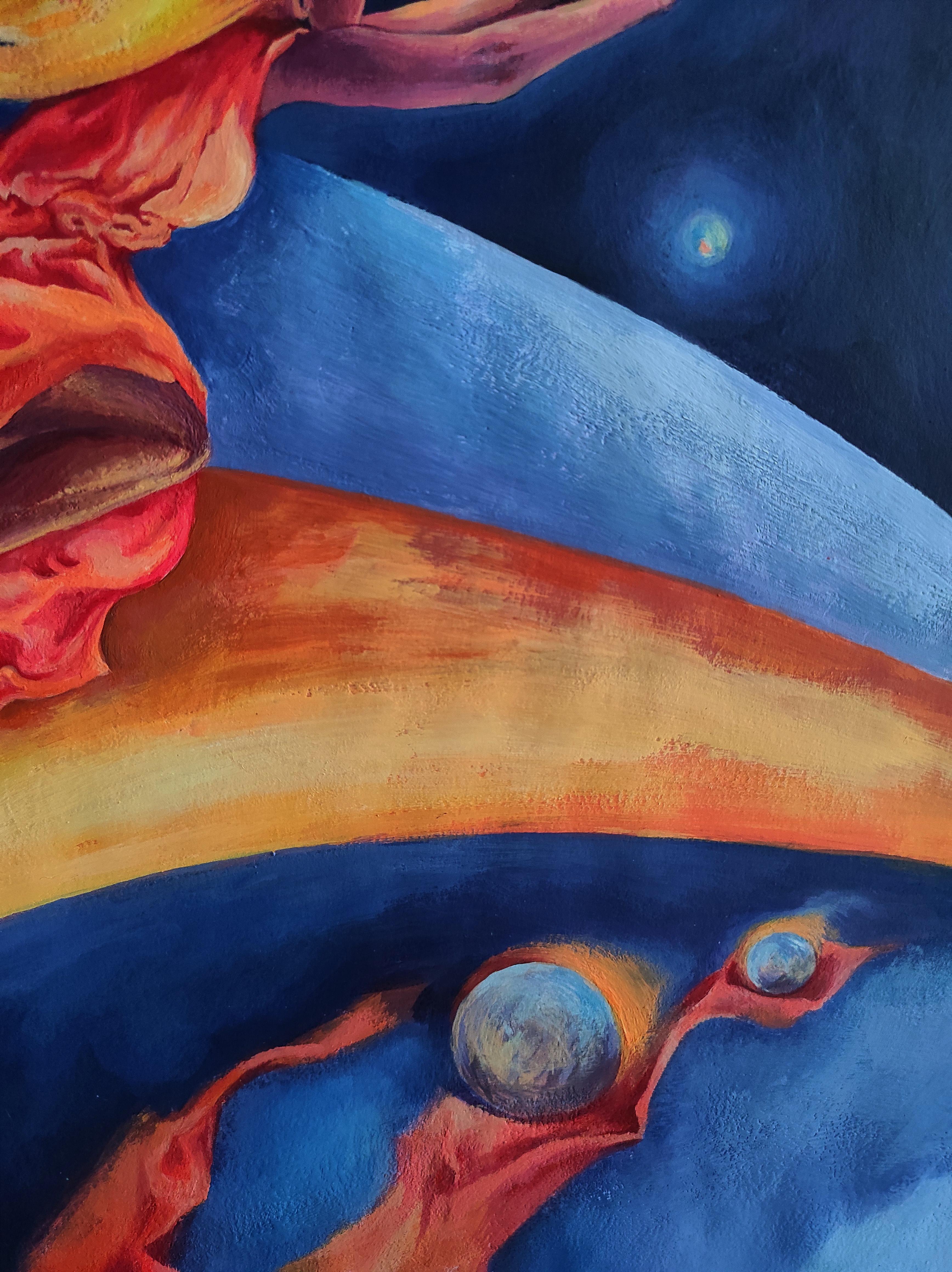 Resistance of the earth - Painting by Tetiana Borys