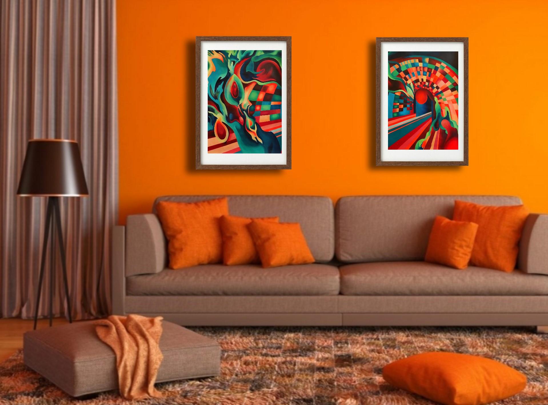 Die Heiligkeit der Seele (Diptychon) im Angebot 5