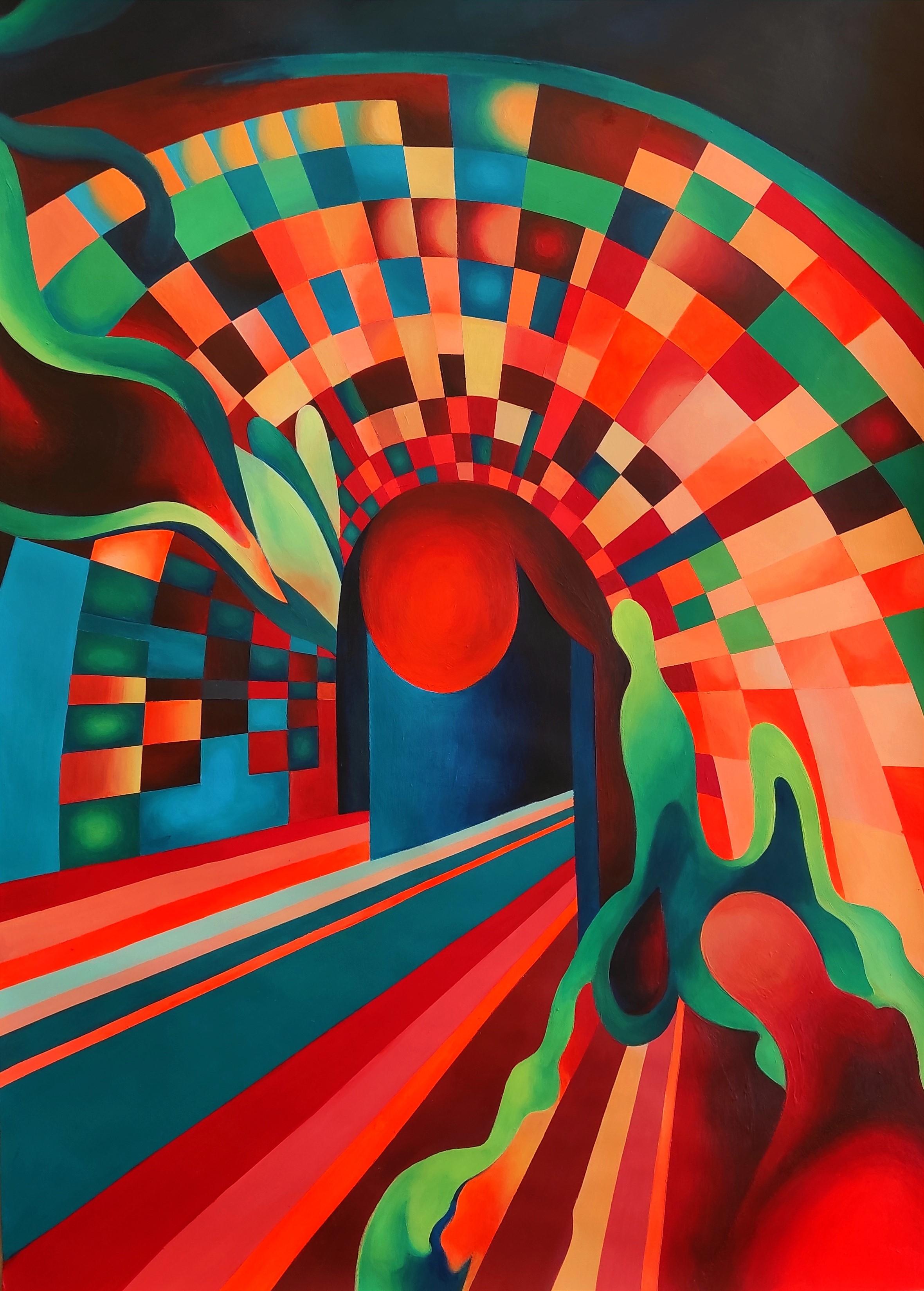 Die Heiligkeit der Seele (Diptychon) (Abstrakt), Painting, von Tetiana Borys