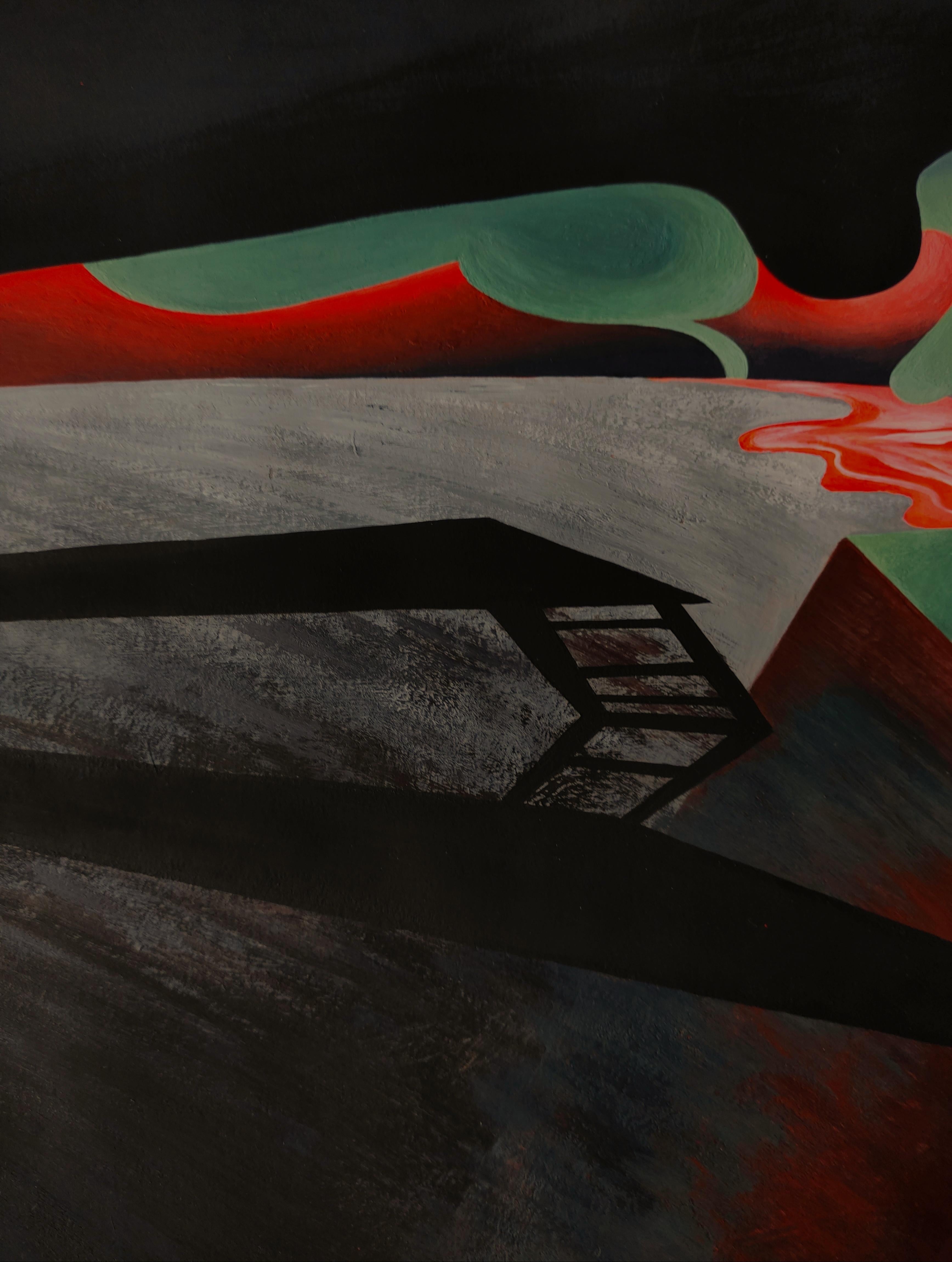 Sanfte Stille (Surrealismus), Painting, von Tetiana Borys