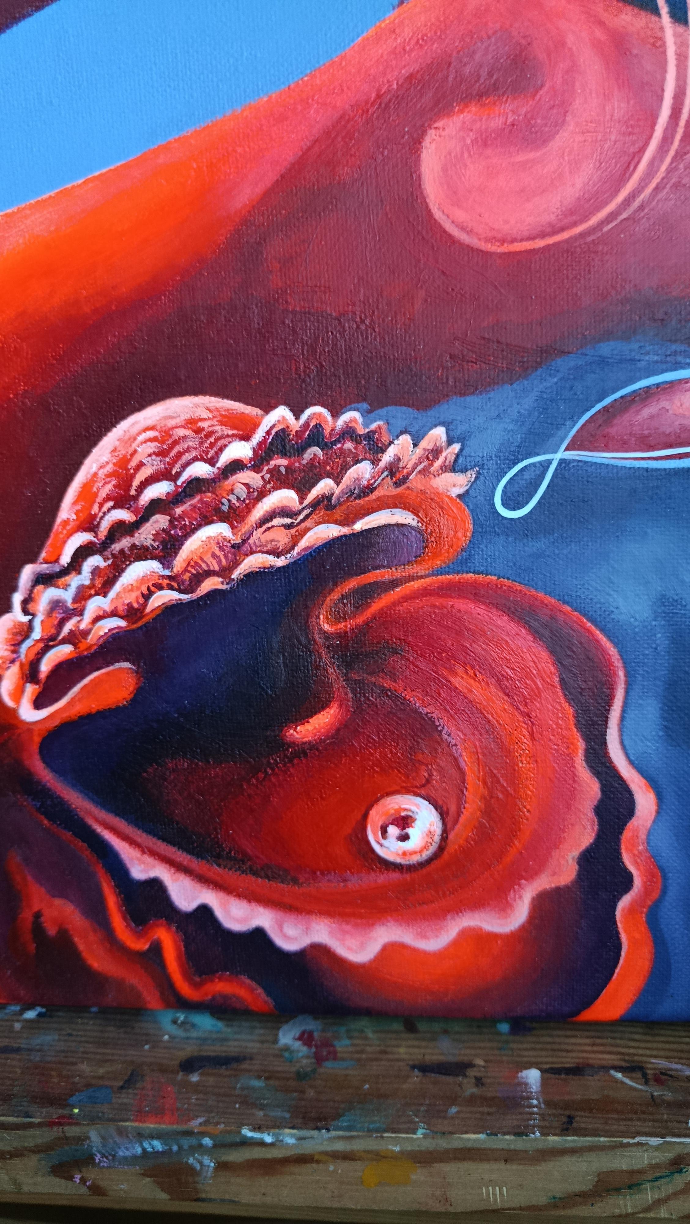 Das Glühen des Abgrunds. Diptychon im Angebot 2