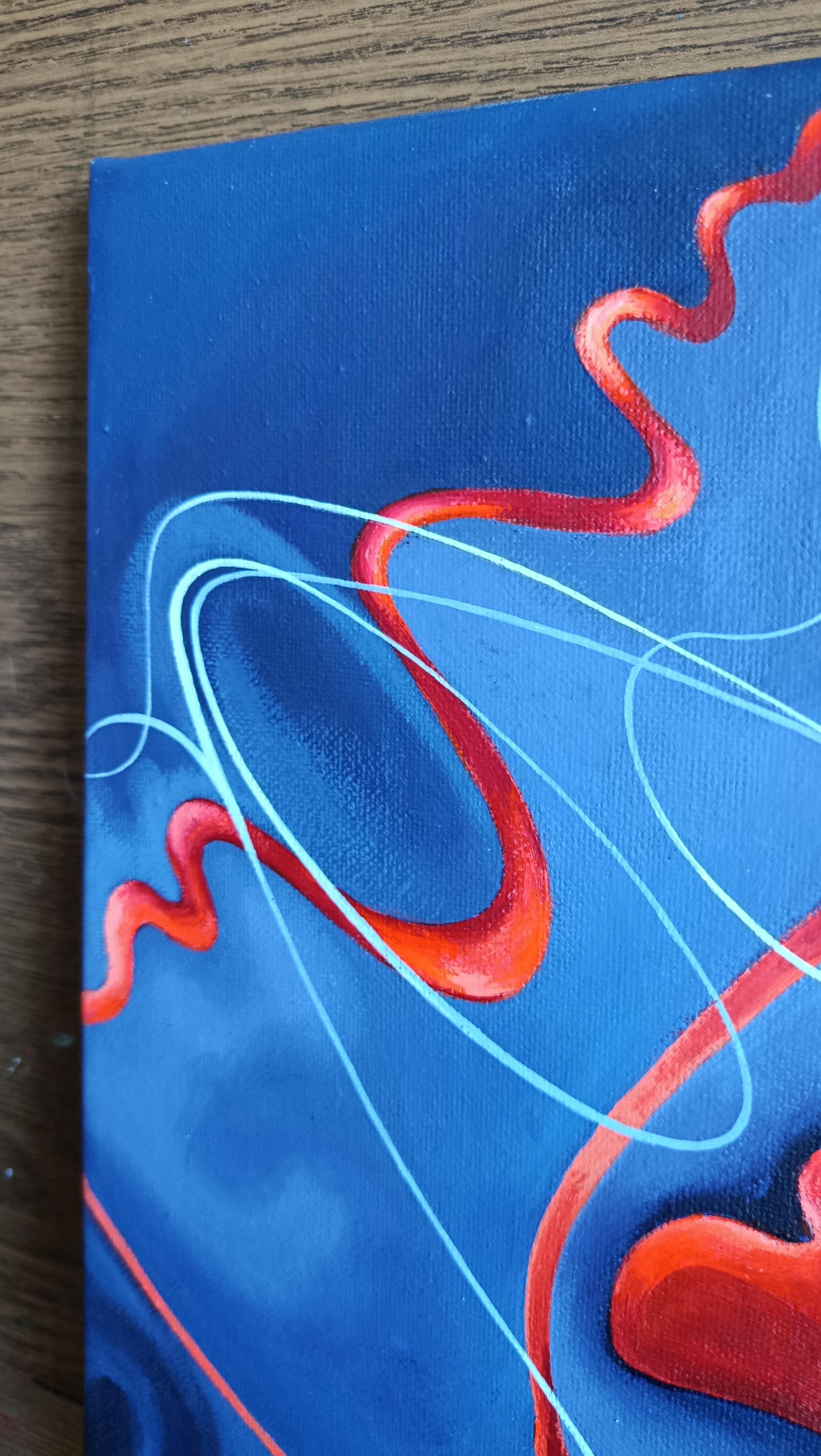 Das Glühen des Abgrunds. Diptychon im Angebot 4