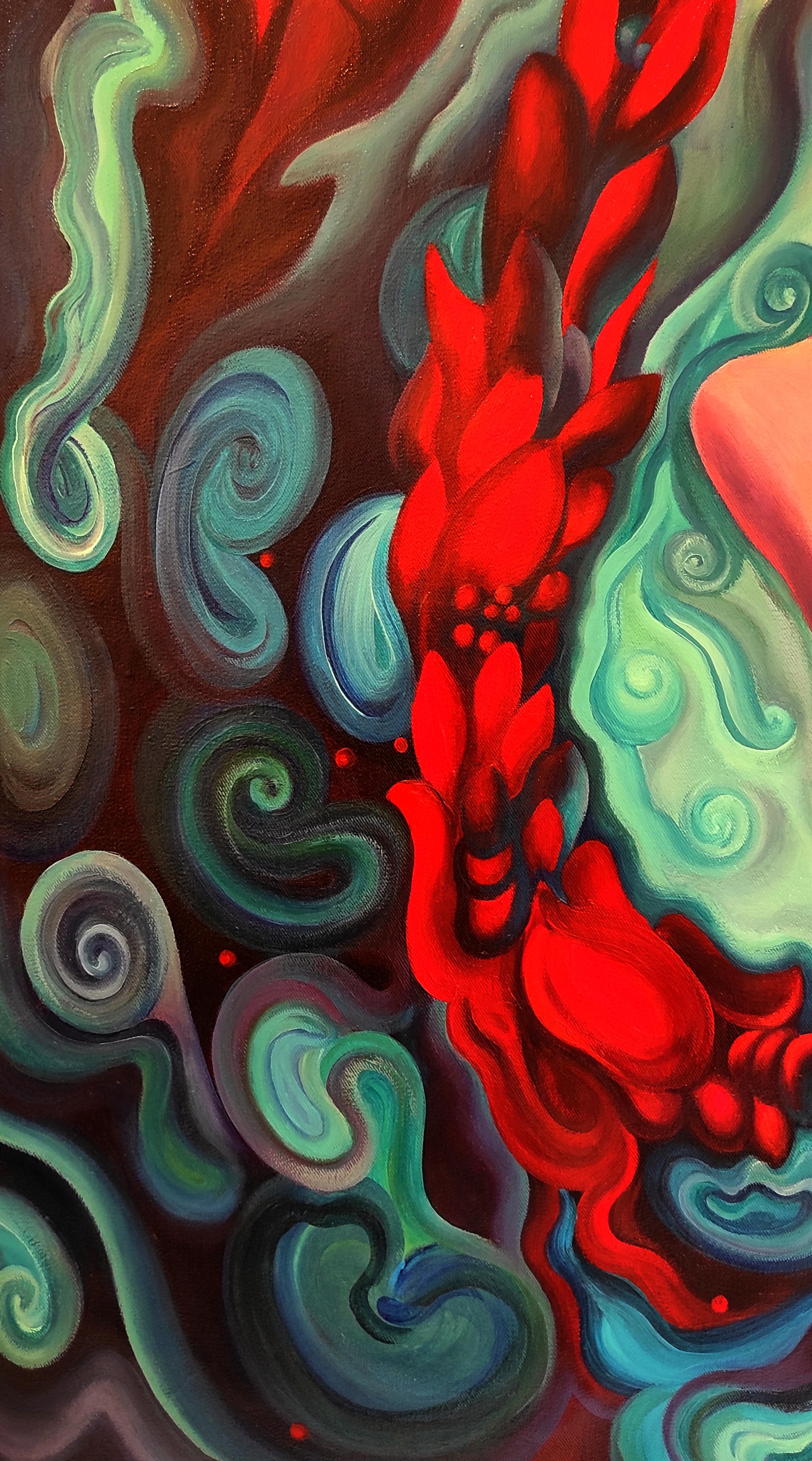 Berührung der aktuellen – Painting von Tetiana Borys