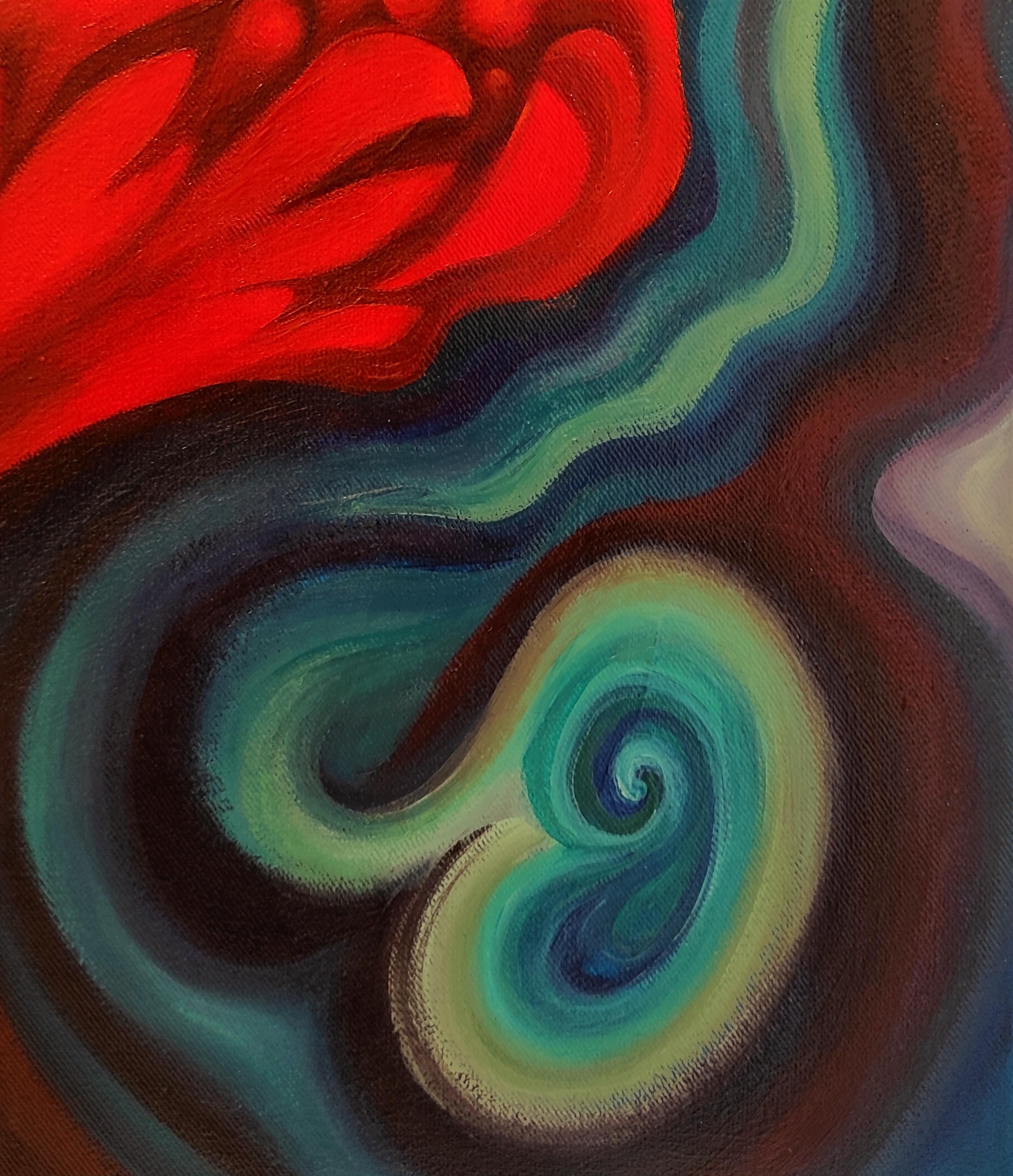 Berührung der aktuellen (Surrealismus), Painting, von Tetiana Borys