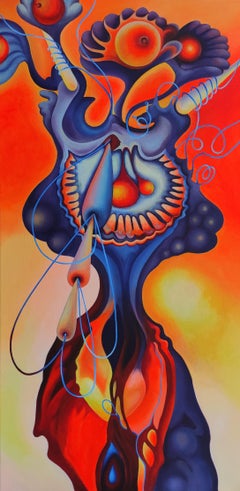 Insémination virtuelle (Fusion - big painting, Embryon, Fleur, Chemin, Capsule)