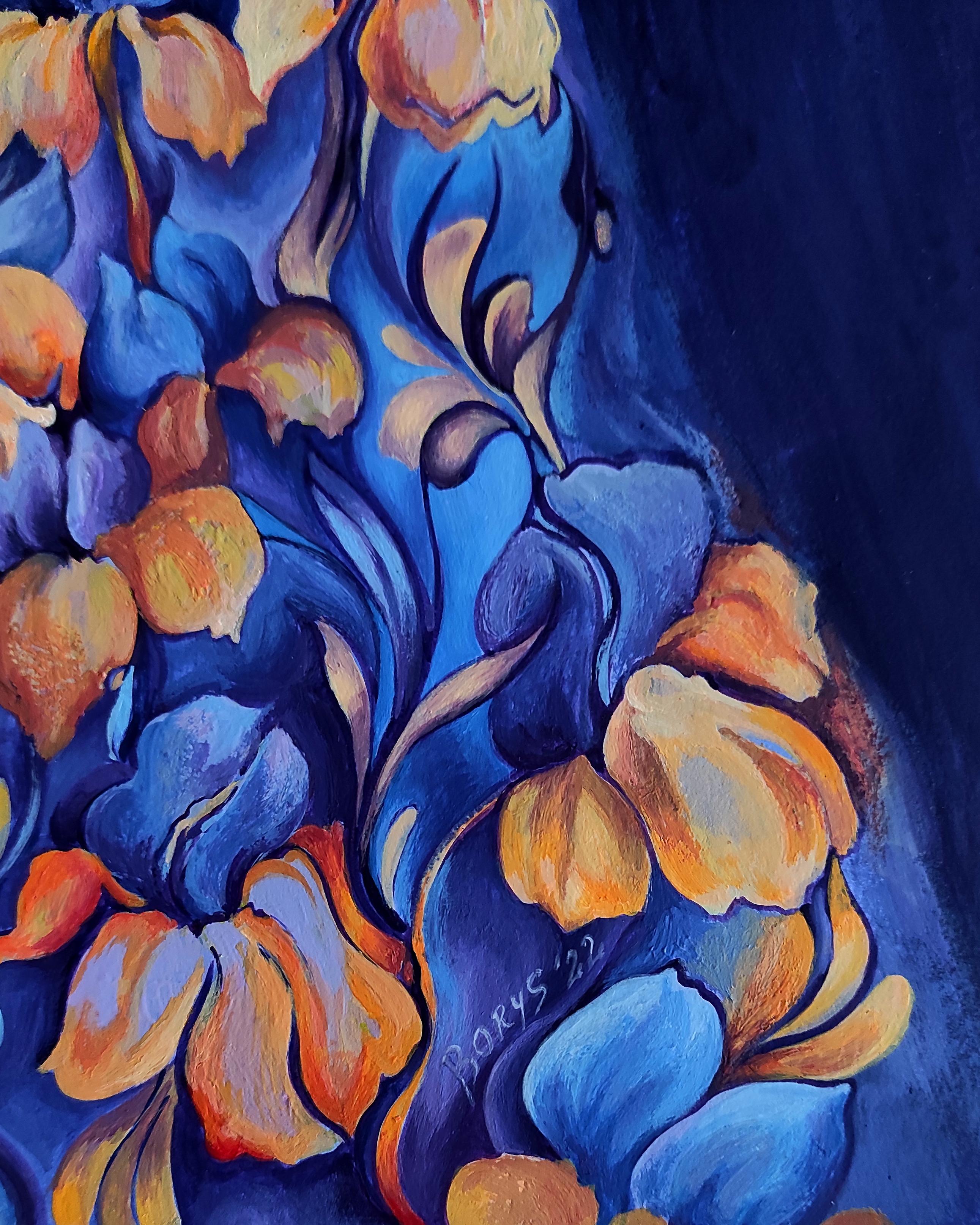 Women's mirror - Surrealist Painting by Tetiana Borys