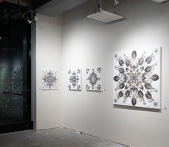 "Explosion Mandala" 24" x 24" inch by Tetiana Kalivoshko