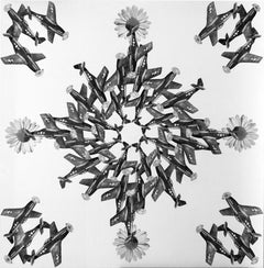 "Mandala del volo libero #4" 24" x 24" pollici di Tetiana Kalivoshko
