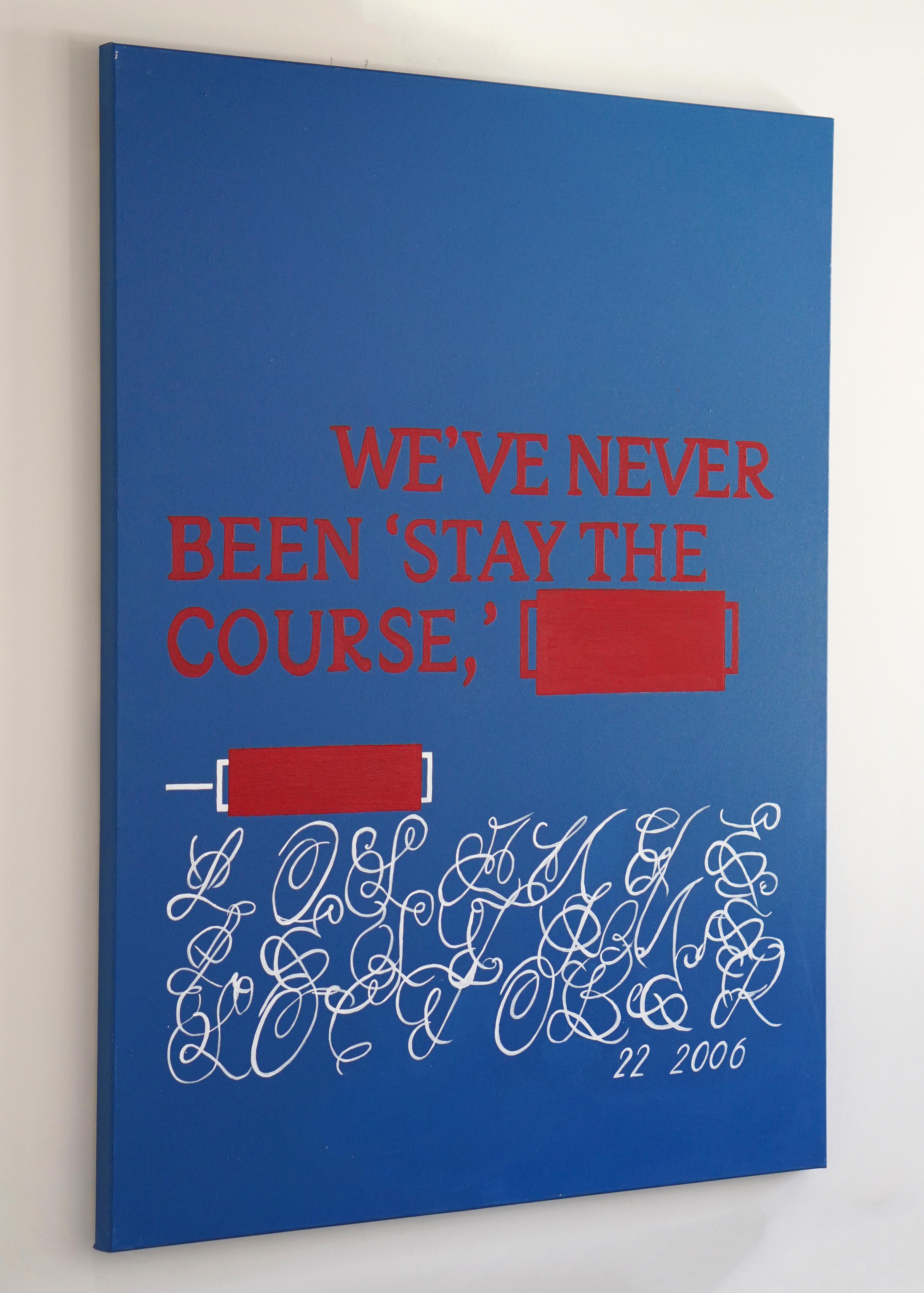 « Gambler's Fallacy », peinture 48 x 36 pouces par Tetiana Kalivoshko en vente 6