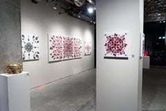 "Heart Mandala #3" 16" x 16" inch by Tetiana Kalivoshko