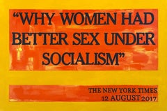 "Sex Under Socialism" Painting 24 x 36 in by Tetiana Kalivoshko