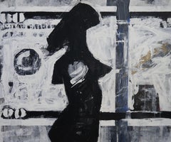 "Your choice... What do you see here..." Painting 45x54in by Tetiana Kalivoshko