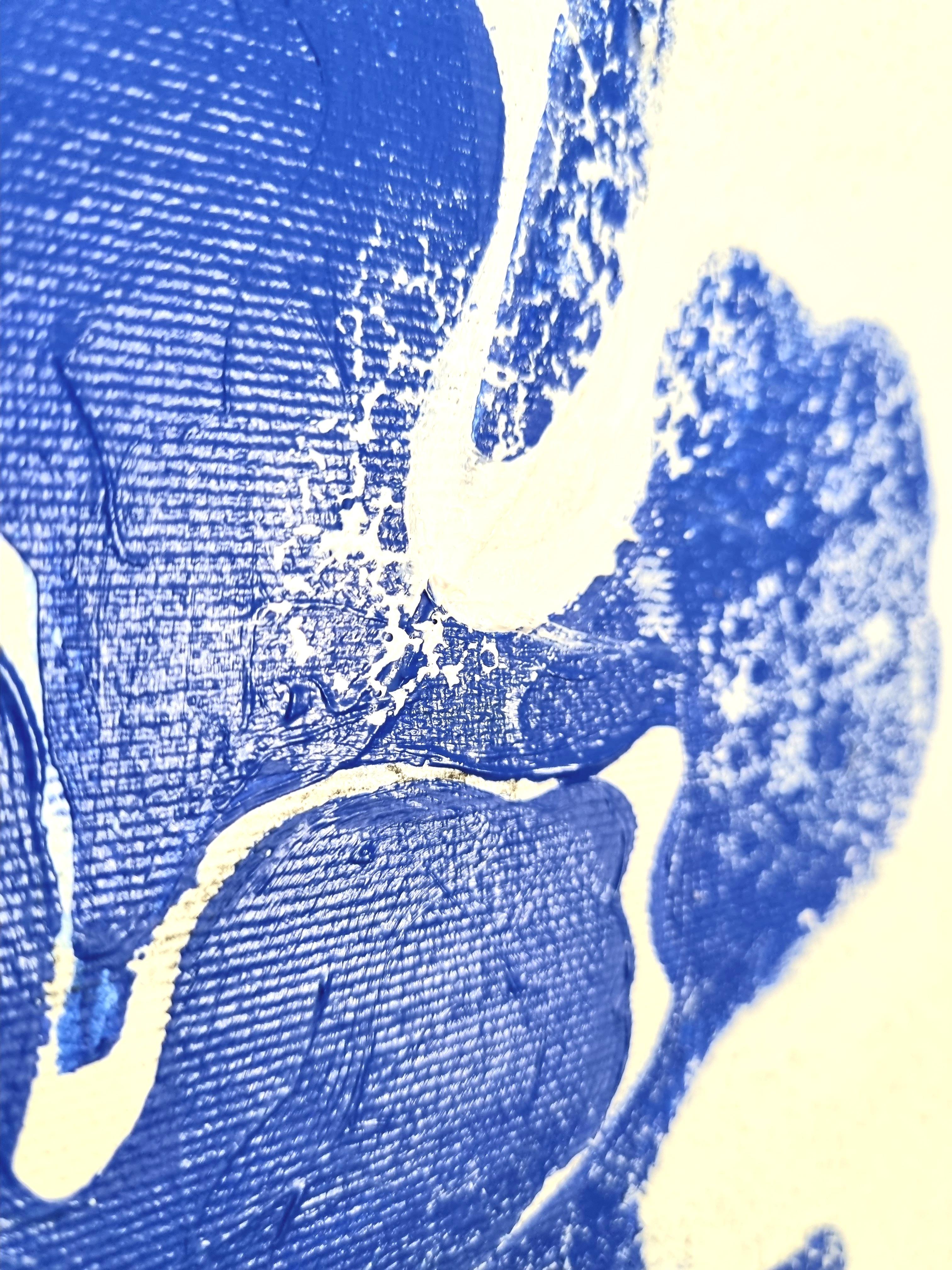 Blaue Feige (Zeitgenössisch), Painting, von Tetiana Khlivenko