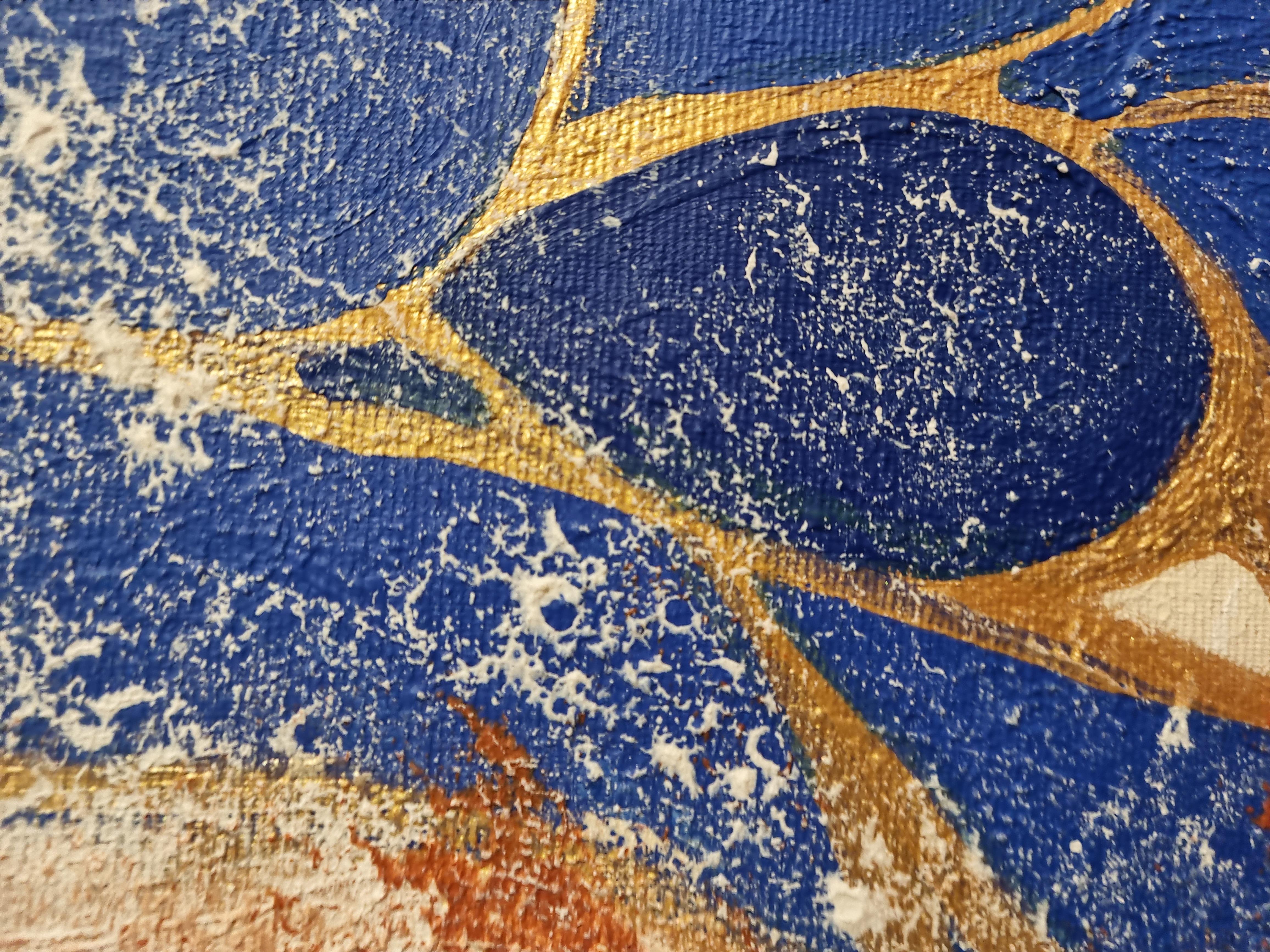 “Listening to Time” - Painting by Tetiana Khlivenko