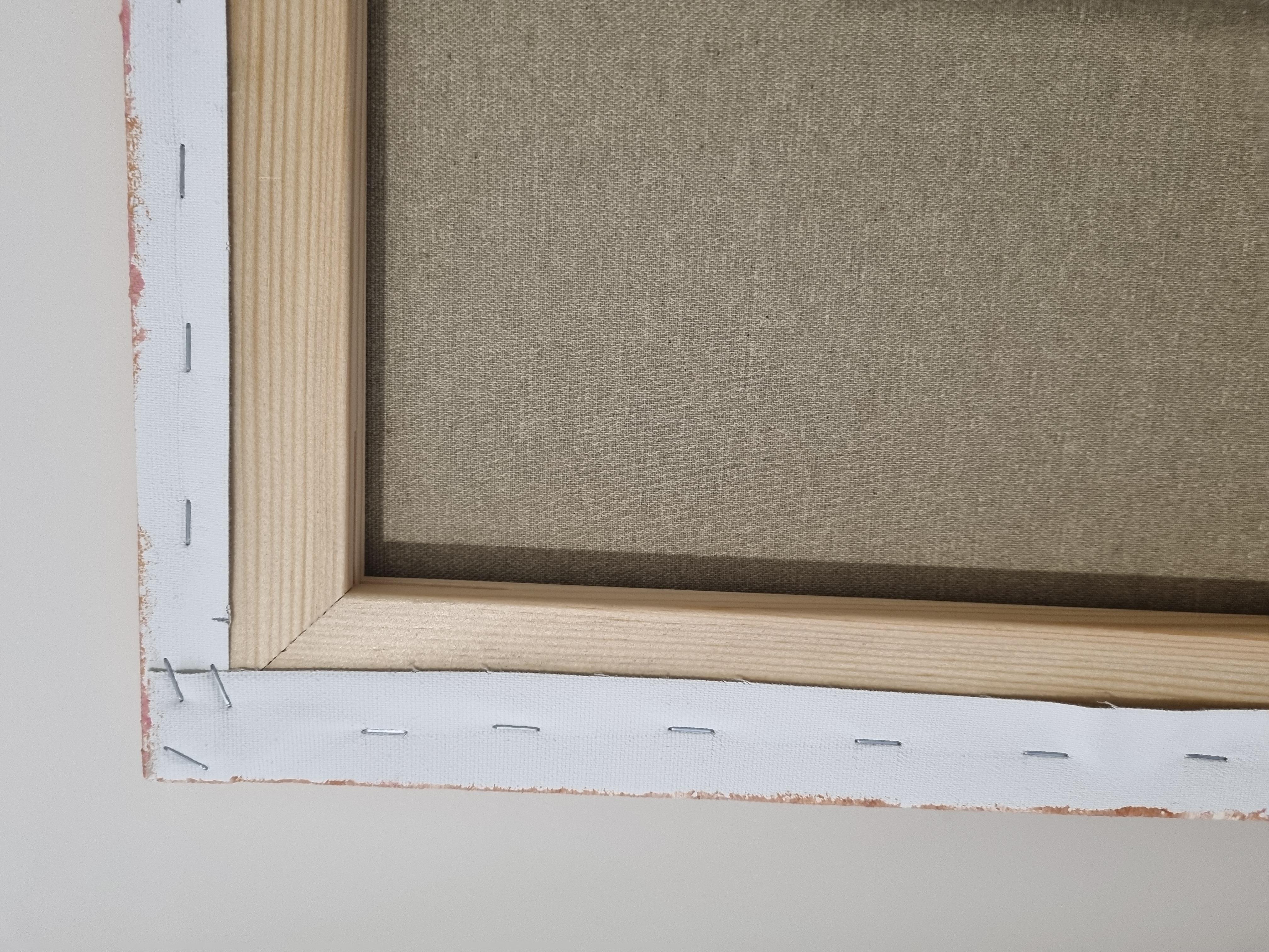 “Listening to Time” - Brown Figurative Painting by Tetiana Khlivenko