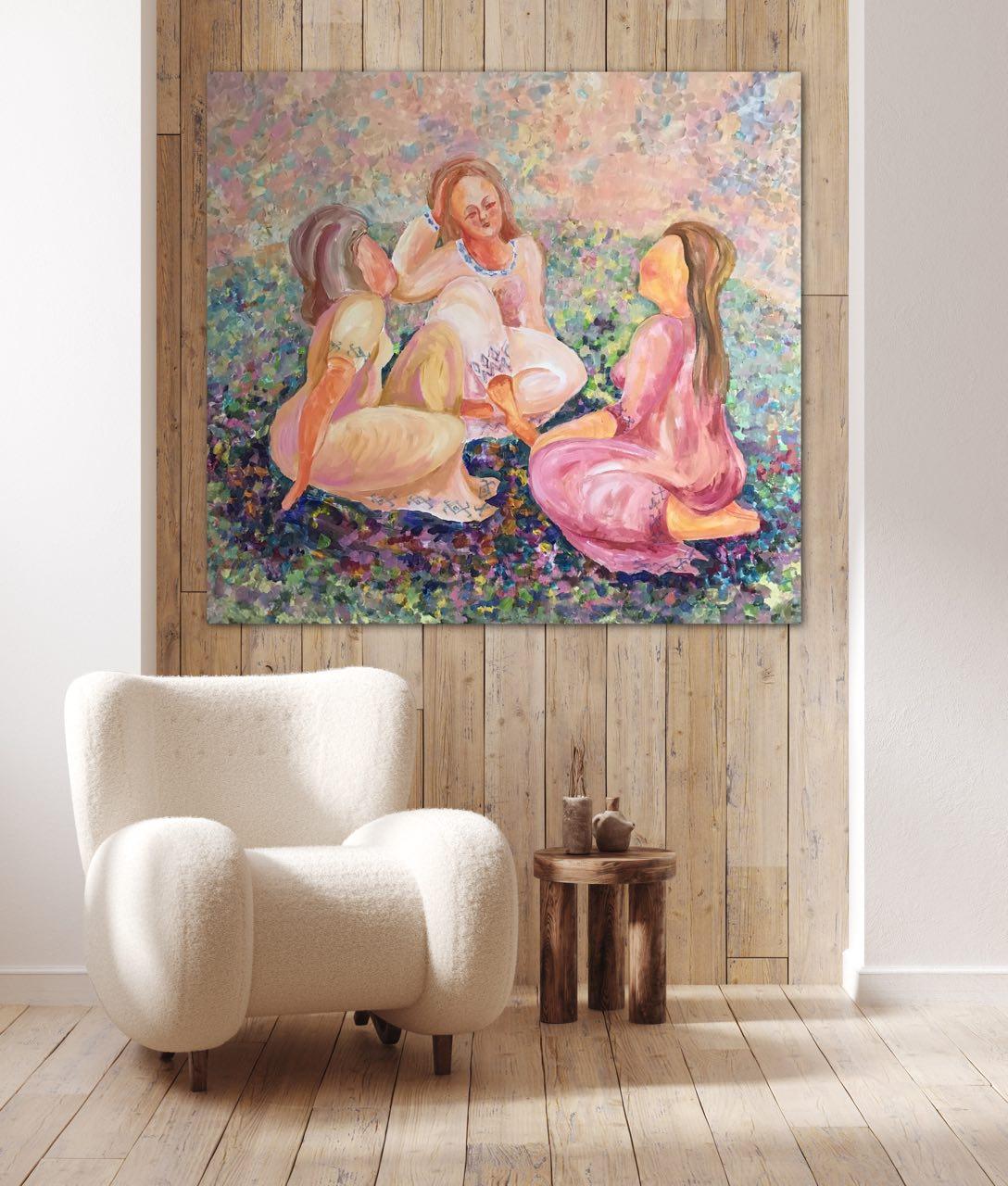Conversations Amongst Blooms, original artwork by Tetiana Pchelnykova For Sale 9