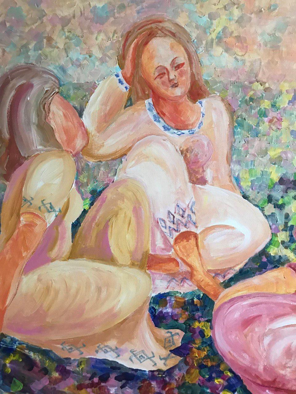 Conversations Amongst Blooms, Original-Kunstwerk von Tetiana Pchelnykova im Angebot 2