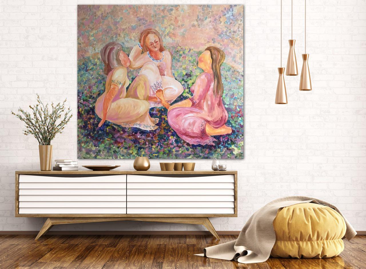 Conversations Amongst Blooms, original artwork by Tetiana Pchelnykova For Sale 6