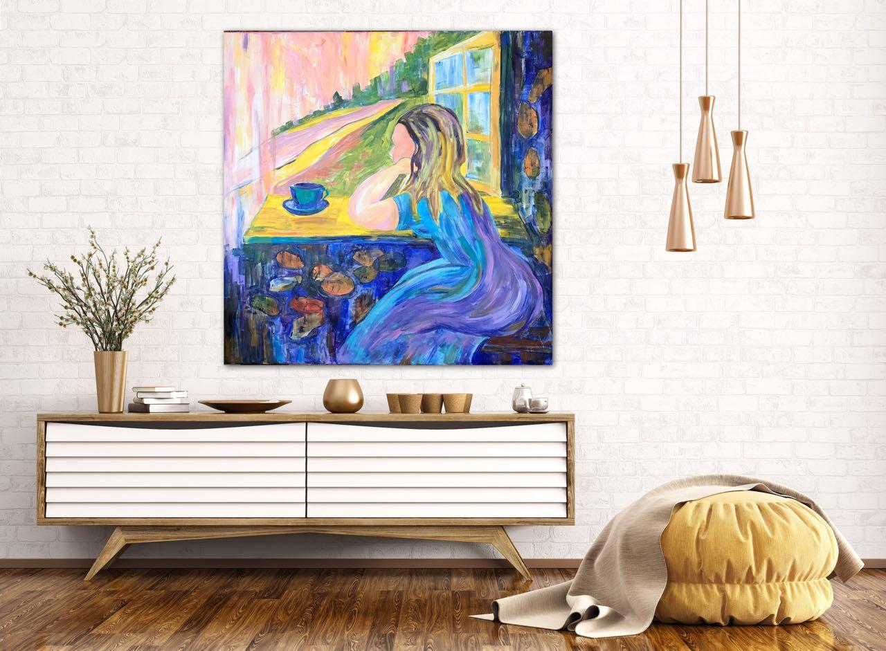 Sueños junto a la ventana, obra original de Tetiana Pchelnykova en venta 7