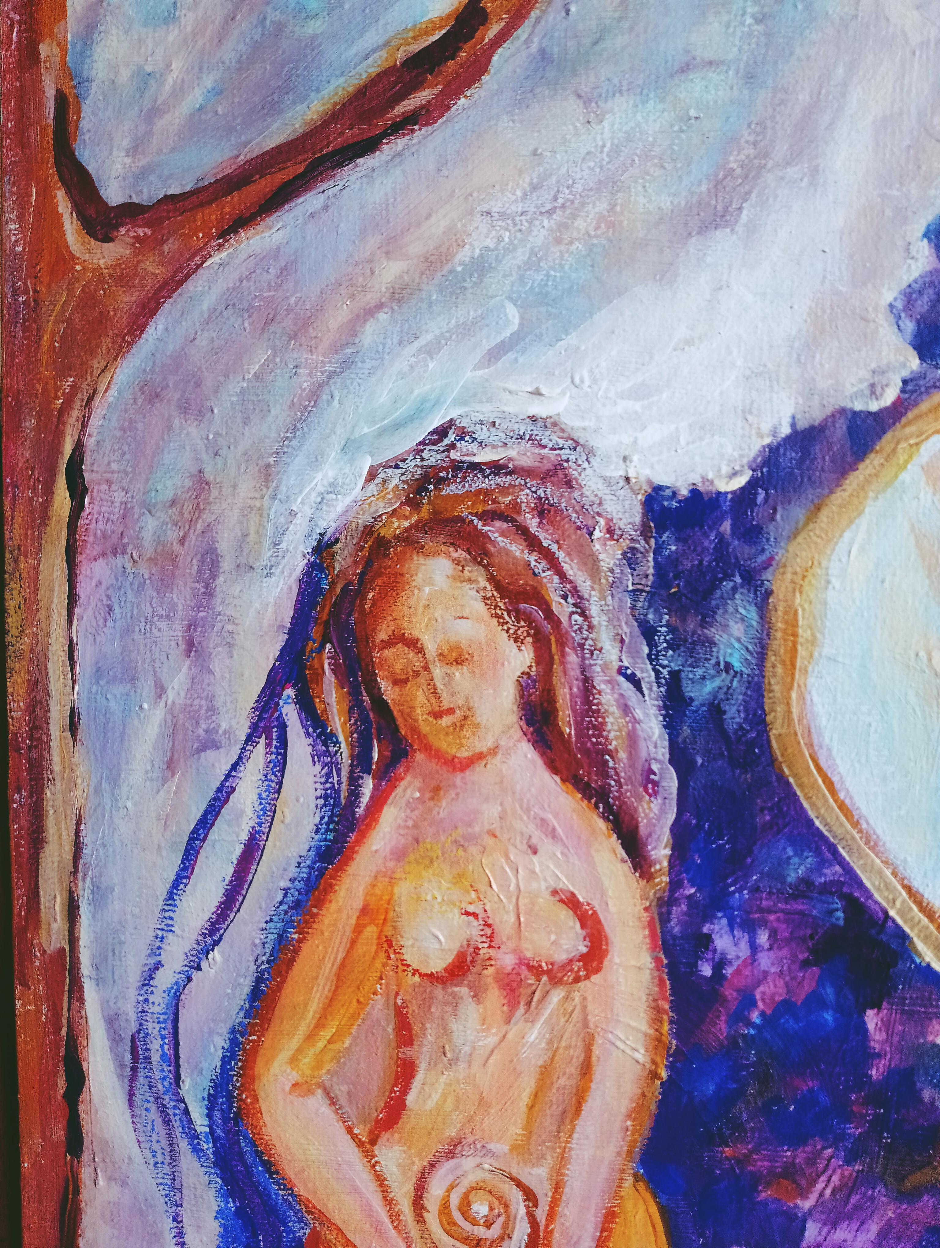 Echoes of Time: The Bridge Between Worlds, Figurative art by Tetiana Pchelnykova For Sale 2