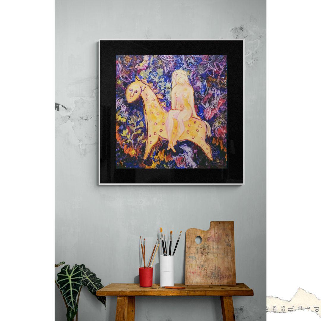  Enchantment of the Mythic Steed Myths Serie original art by Tetiana Pchelnykova For Sale 5