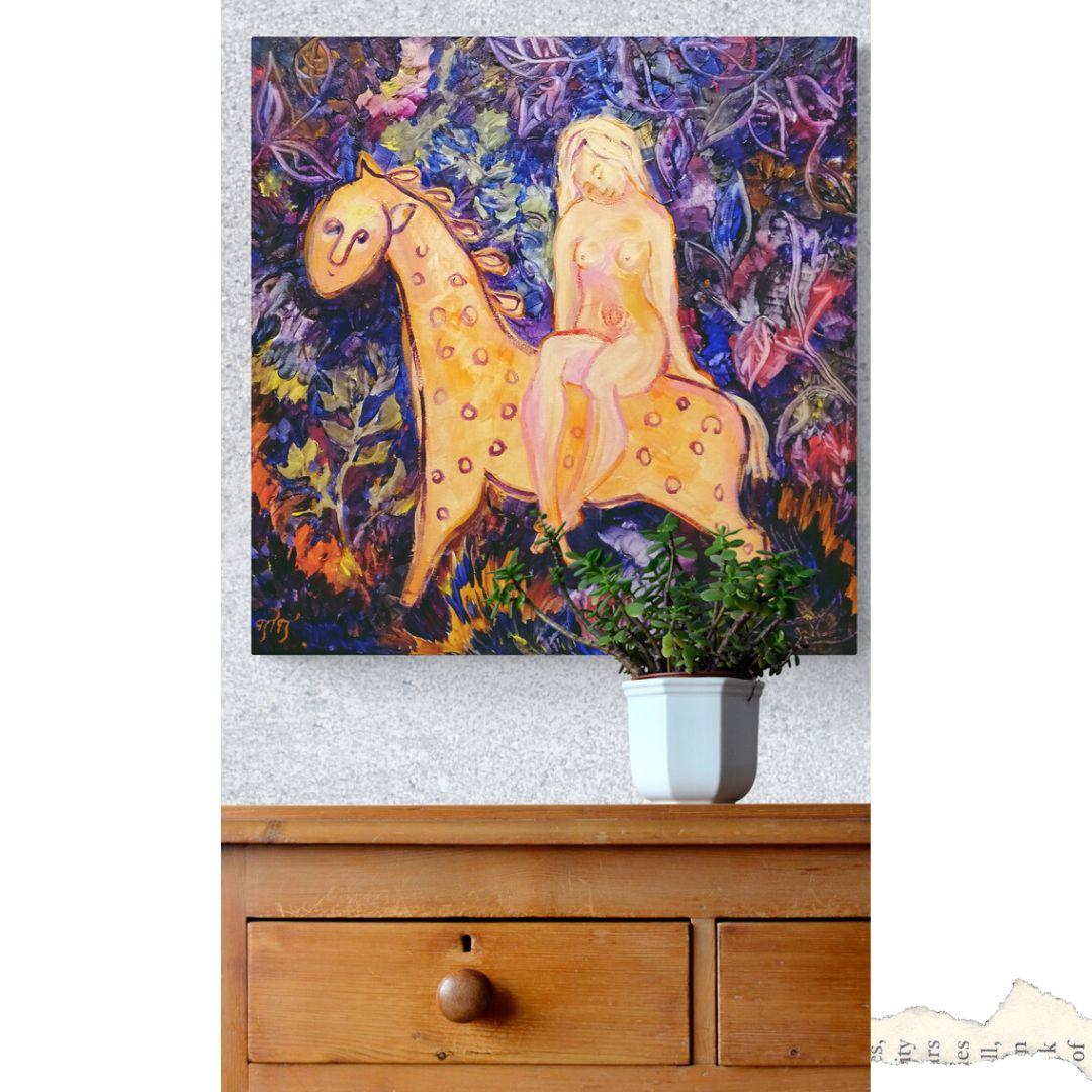  Enchantment of the Mythic Steed Myths Serie original art by Tetiana Pchelnykova For Sale 7