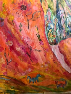 Free and blooming - wings of freedom original painting by Tetiana Pchelnykova
