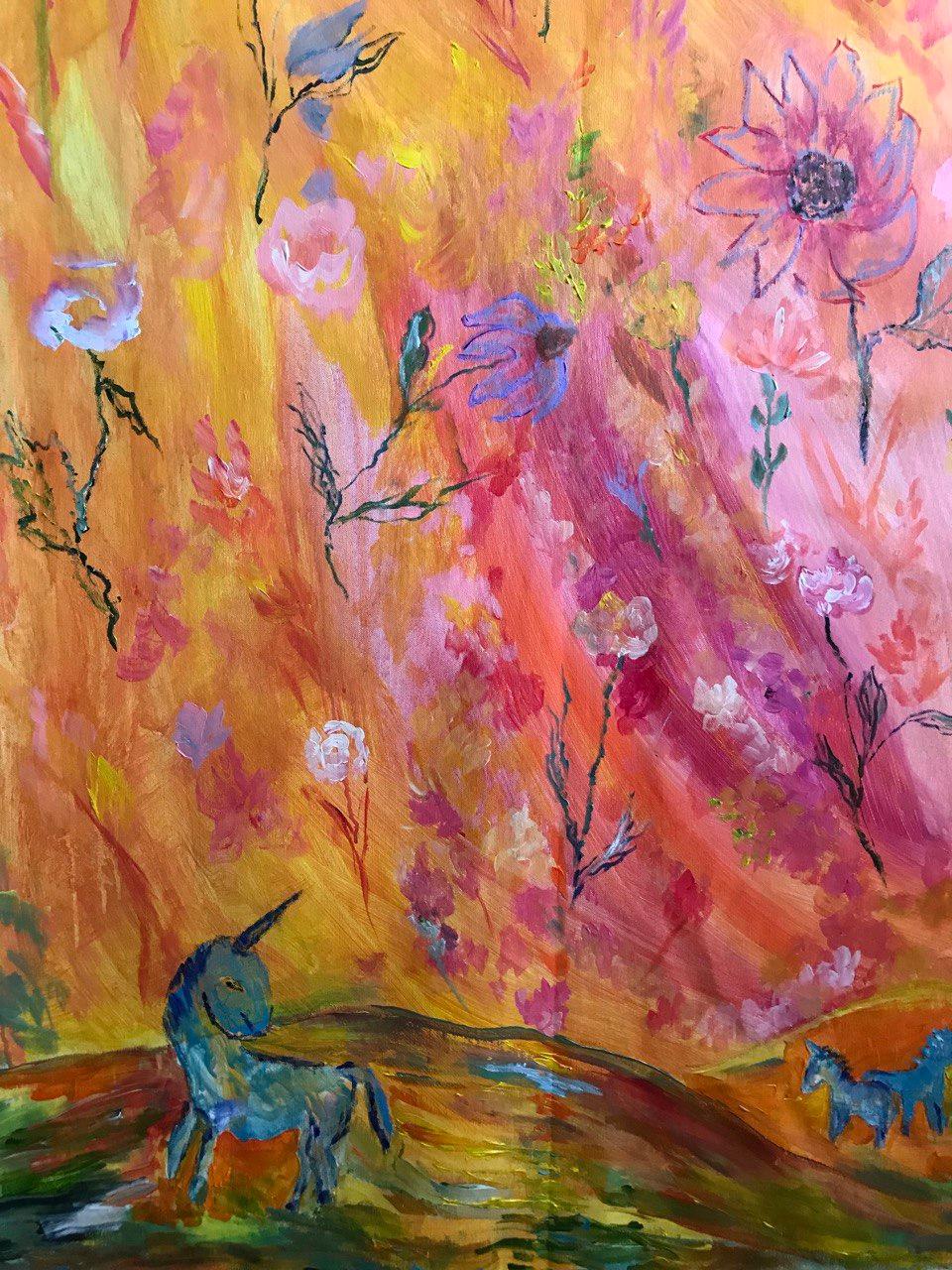 Free and blooming - wings of freedom original painting by Tetiana Pchelnykova For Sale 4