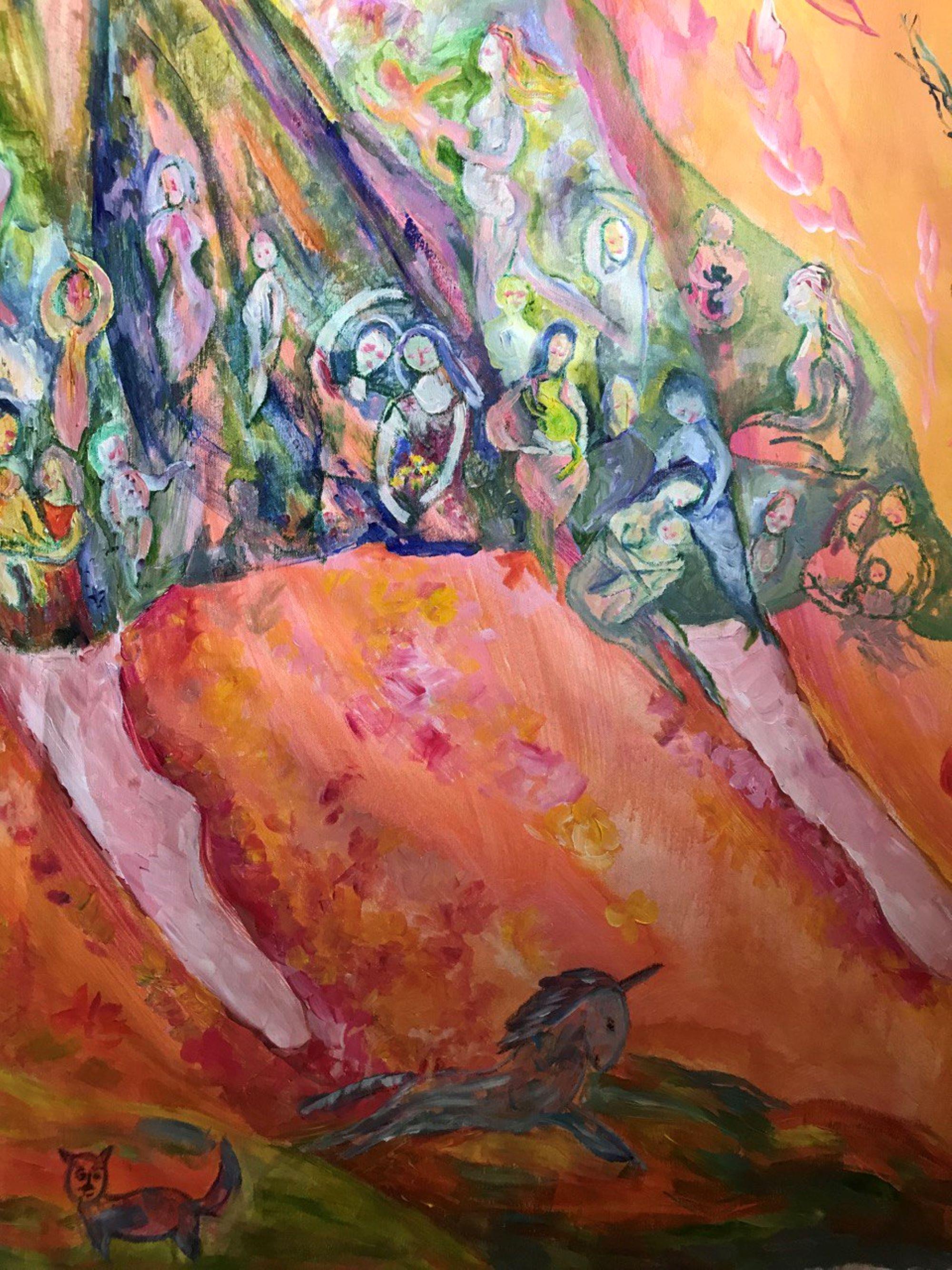 Free and blooming - wings of freedom original painting by Tetiana Pchelnykova For Sale 8