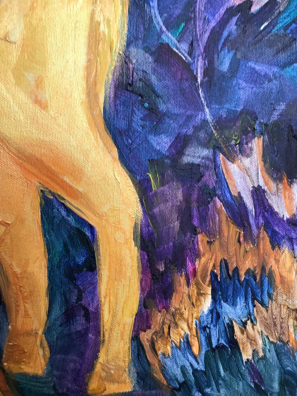 Goldener Stier, Myths Serie von Tetiana Pchelnykova im Angebot 1