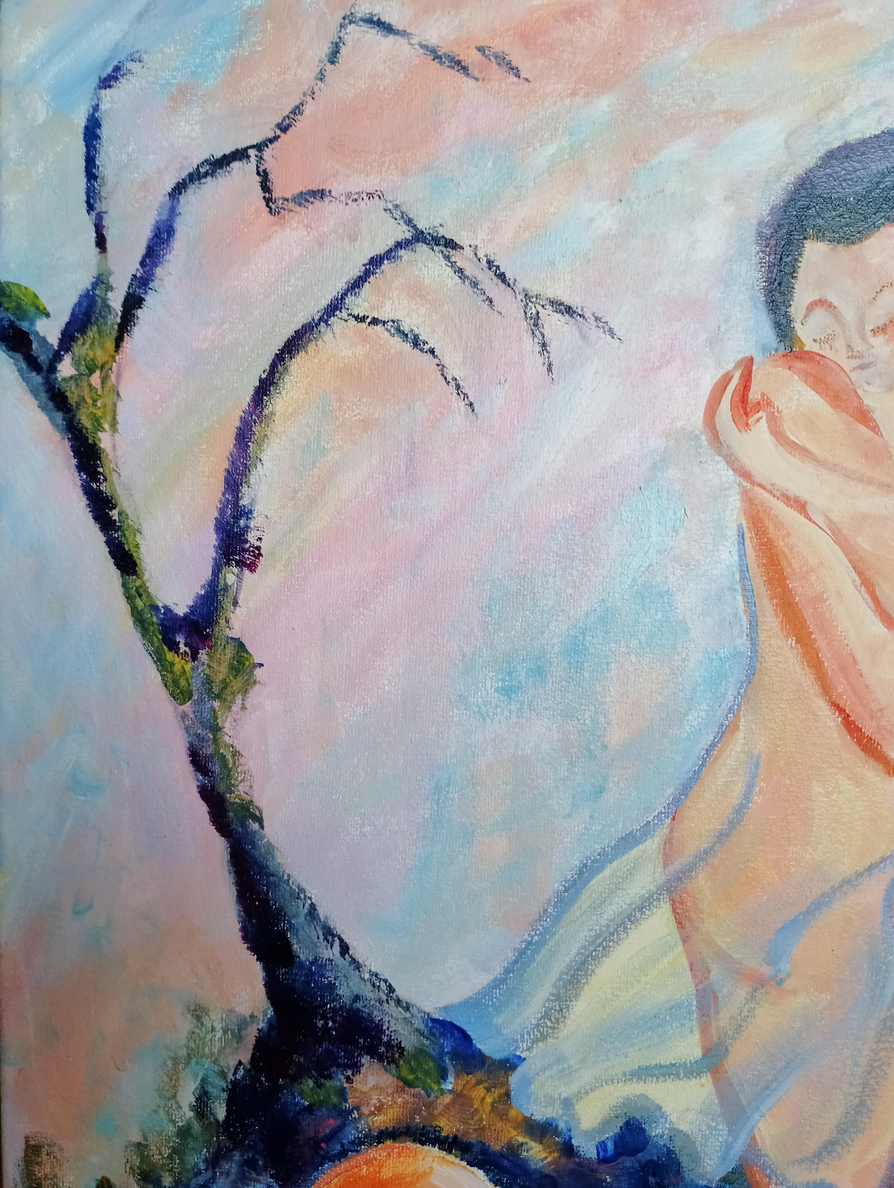 Interstice of Worlds, Figurative original painting by Tetiana Pchelnykova For Sale 9