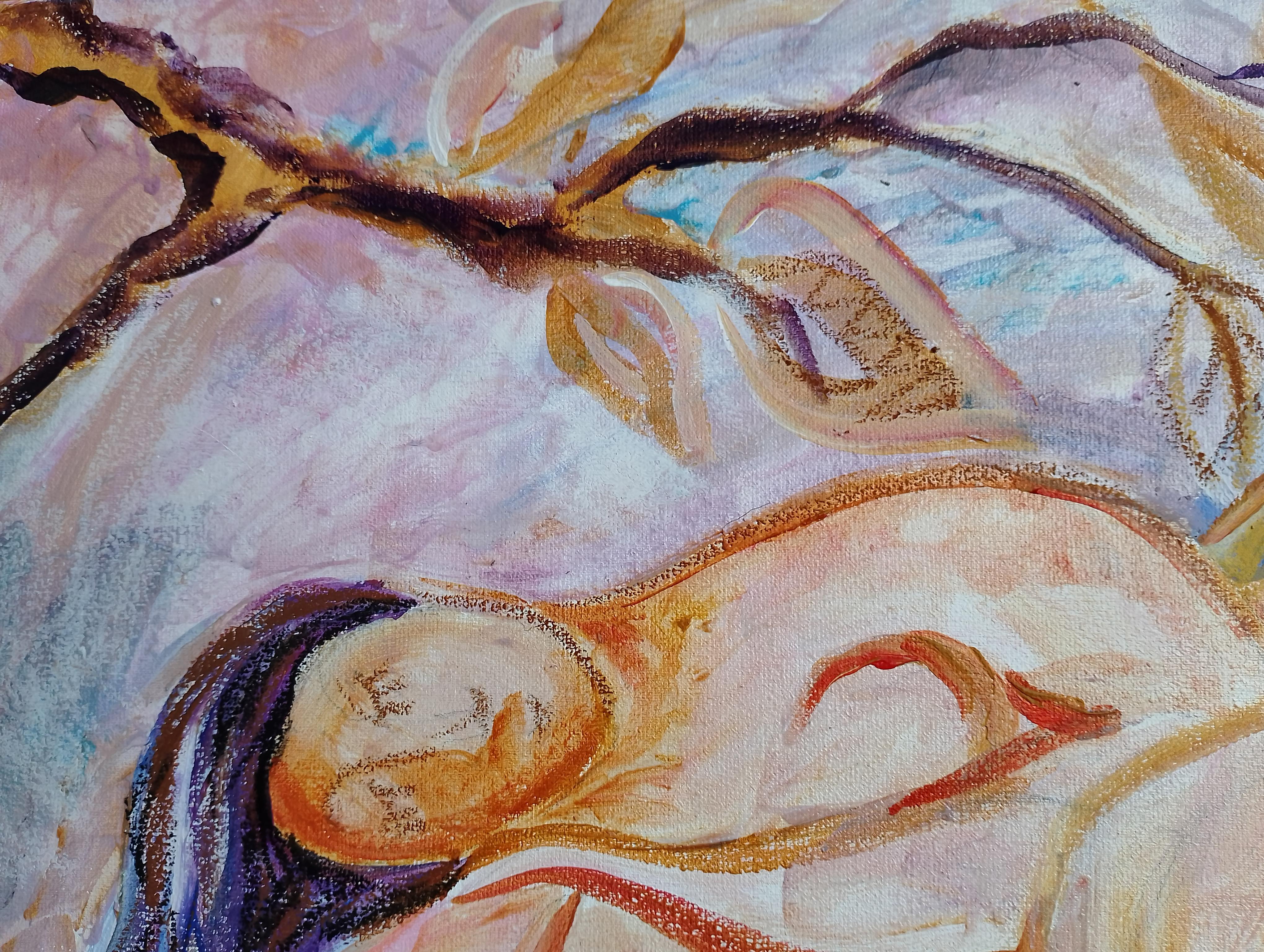 Viaggio verso casa: Preservare la serenità, pittura figurativa di Tetiana Pchelnykova in vendita 1