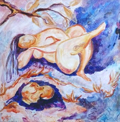 Viaggio verso casa: Preservare la serenità, pittura figurativa di Tetiana Pchelnykova
