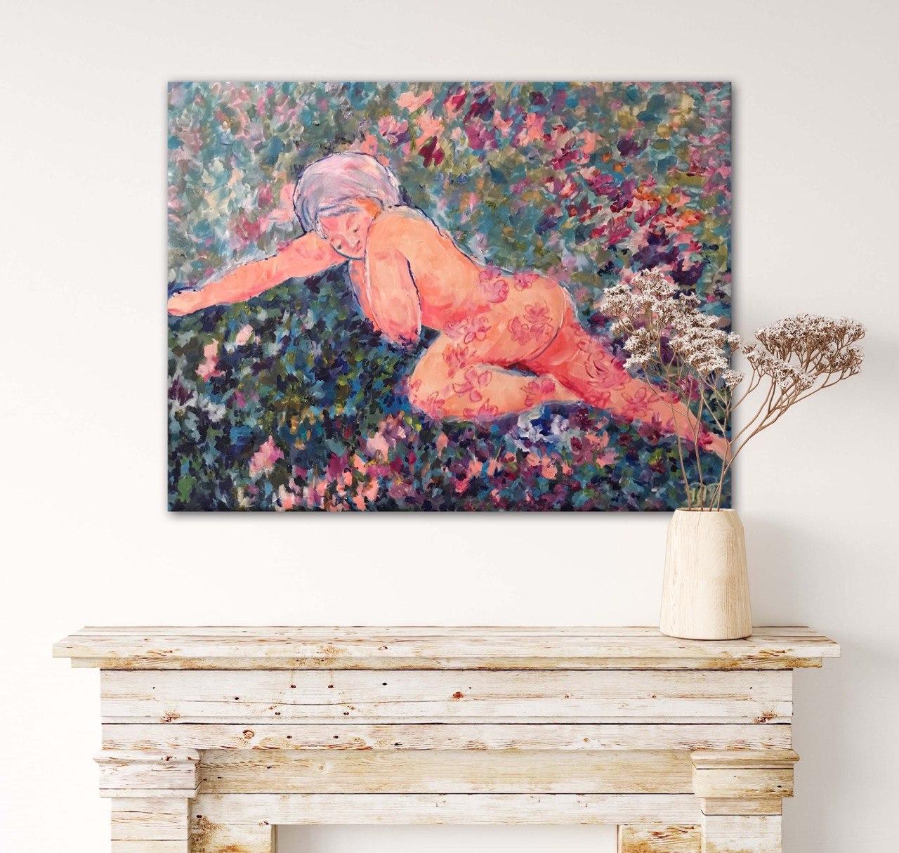 Lullaby in Bloom: Serie „Gardens of Resilience“, Serie  Kunst von Tetiana Pchelnykova im Angebot 7