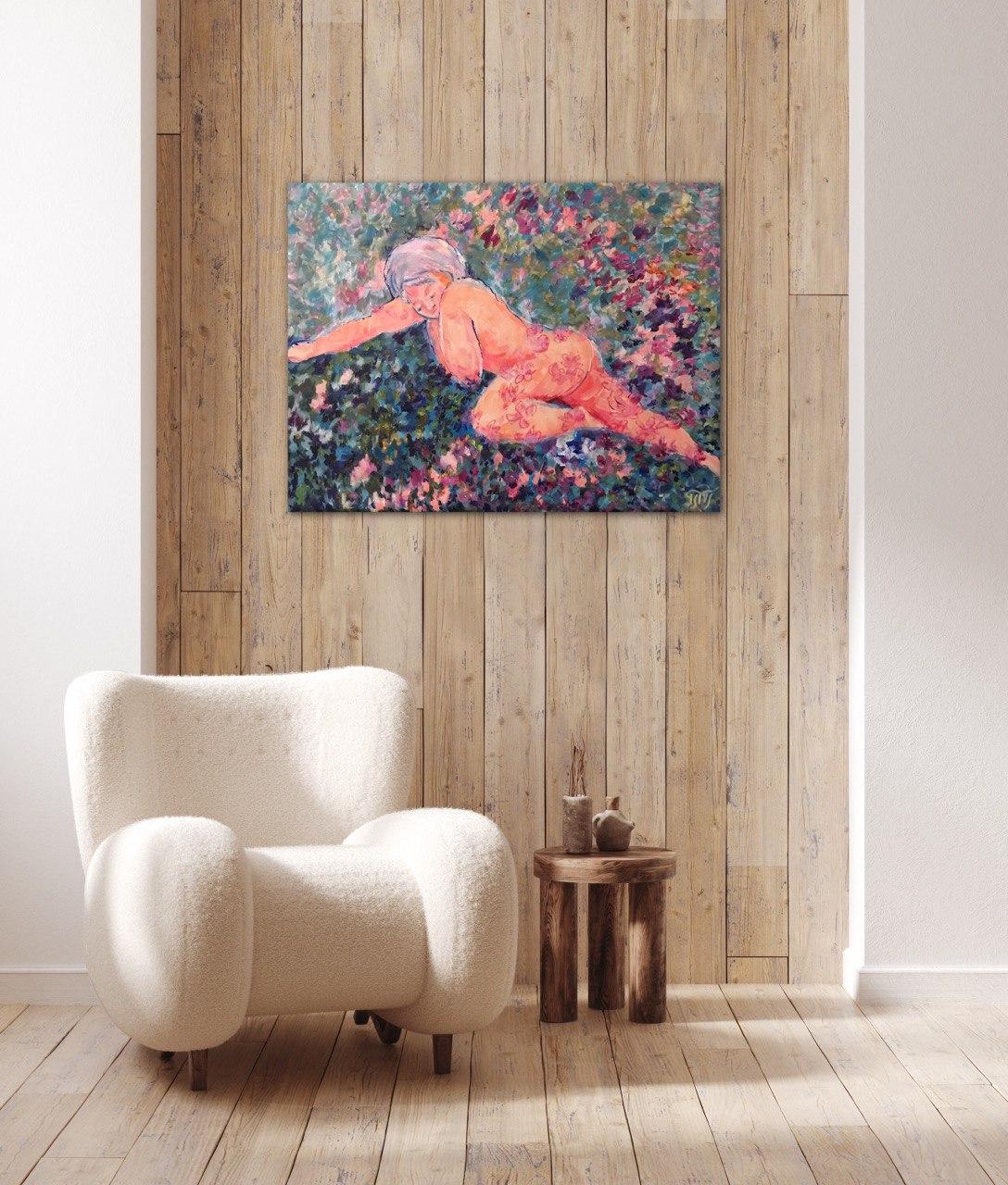 Lullaby in Bloom: Serie „Gardens of Resilience“, Serie  Kunst von Tetiana Pchelnykova im Angebot 8