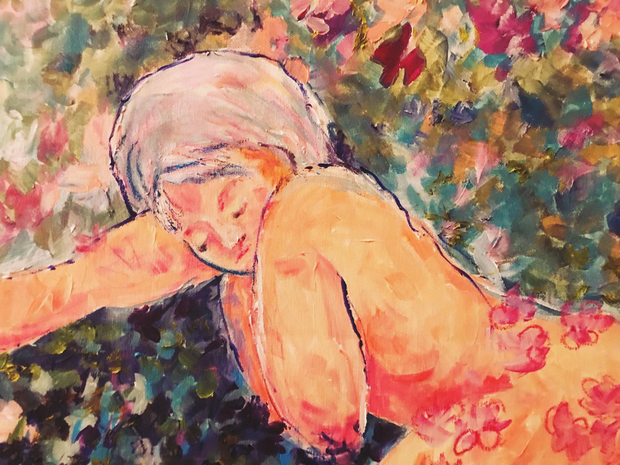 Lullaby in Bloom: Serie „Gardens of Resilience“, Serie  Kunst von Tetiana Pchelnykova im Angebot 14