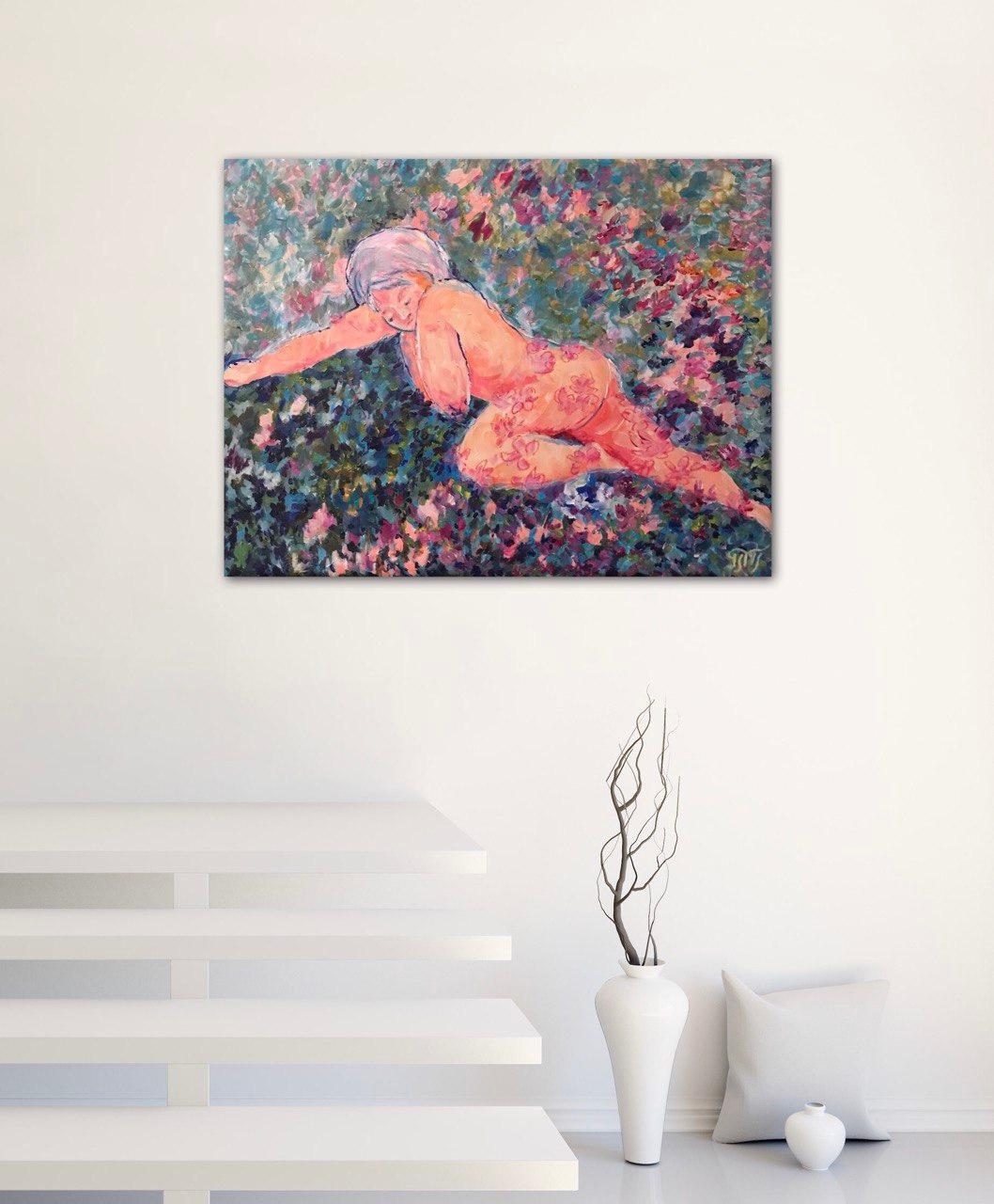 Lullaby in Bloom: Serie „Gardens of Resilience“, Serie  Kunst von Tetiana Pchelnykova im Angebot 5