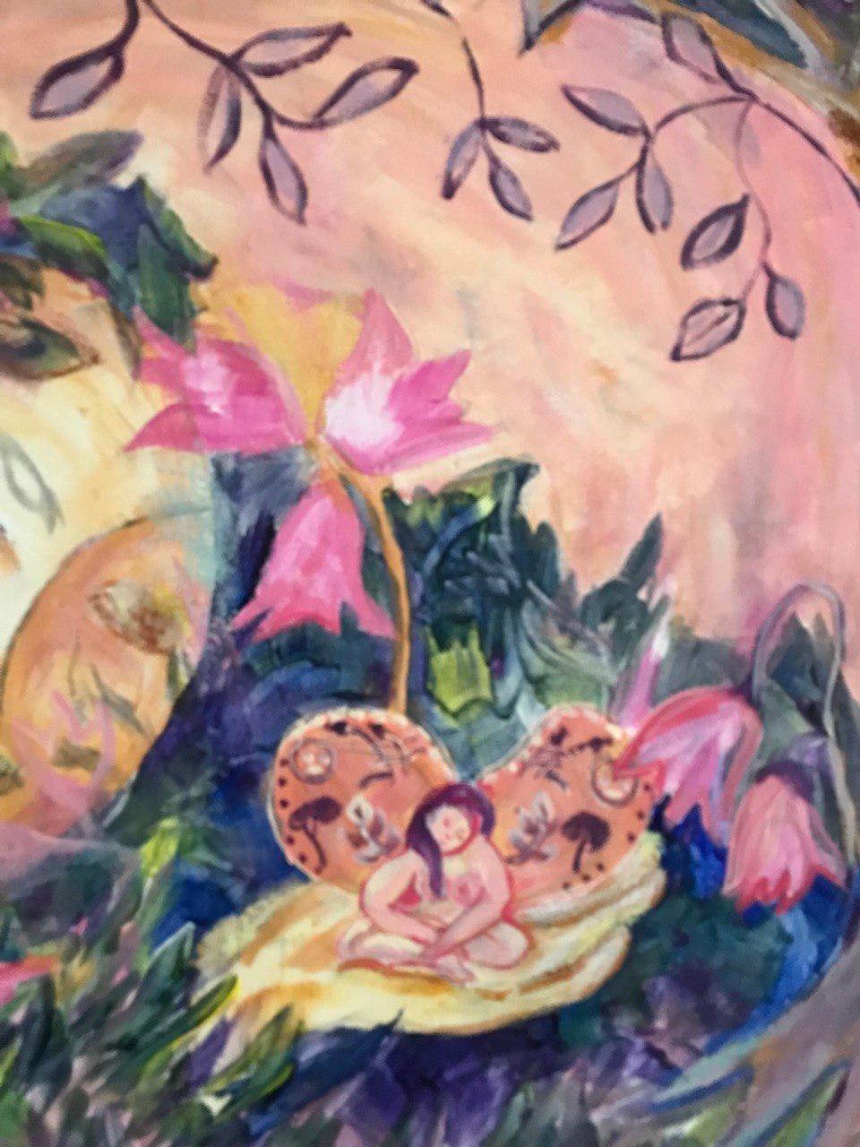 Mavka und die Waldmeisterschaft: Enchanted Garden, Serie „Garten von Resilience“ (Zeitgenössisch), Painting, von Tetiana Pchelnykova
