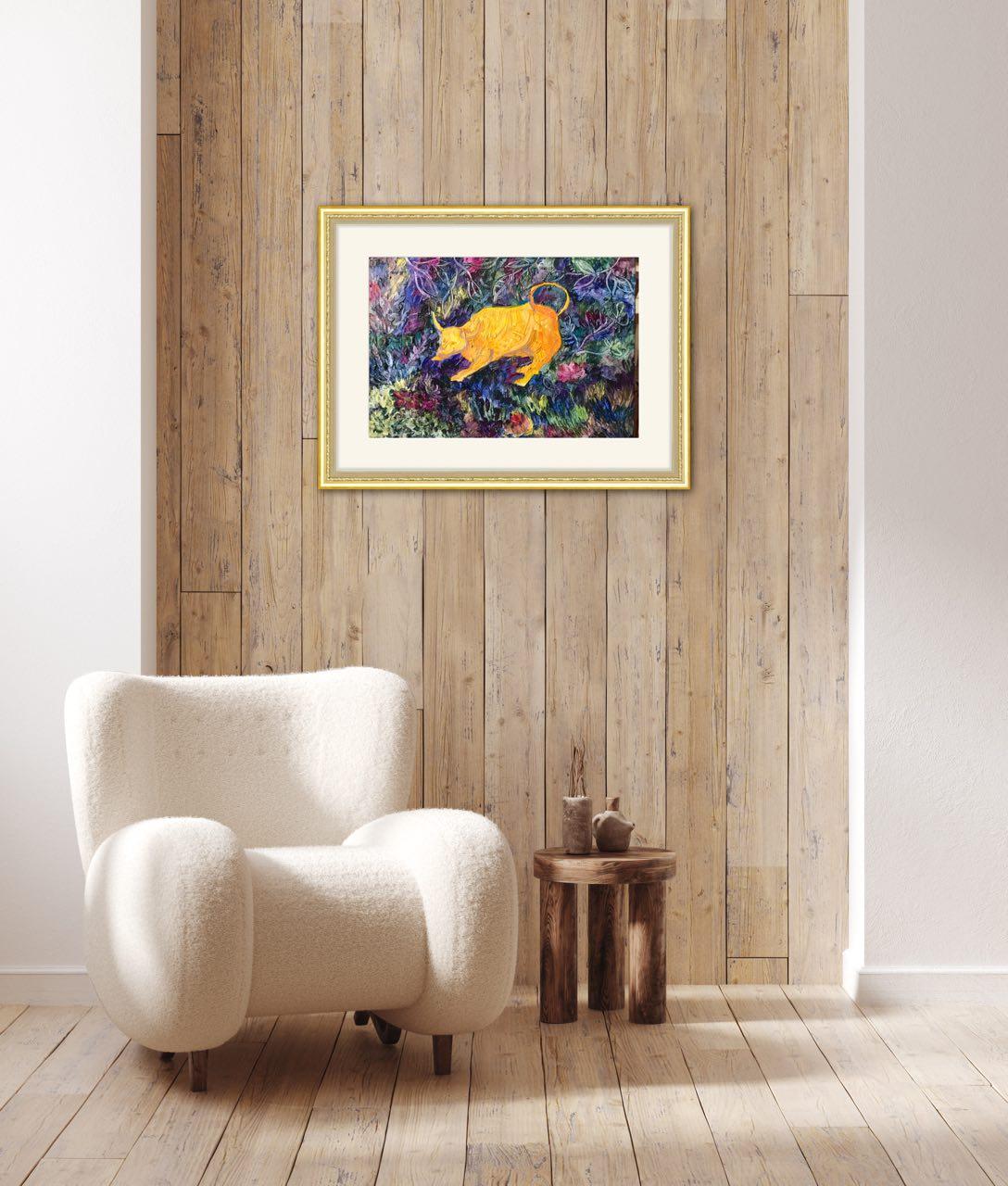 Mito Majestad Toro cuadro original de Tetiana Pchelnykova en venta 9